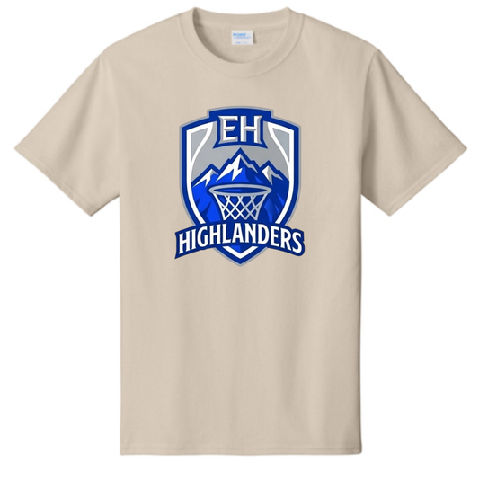 Eastern Hills Basketball - The Badge Tee