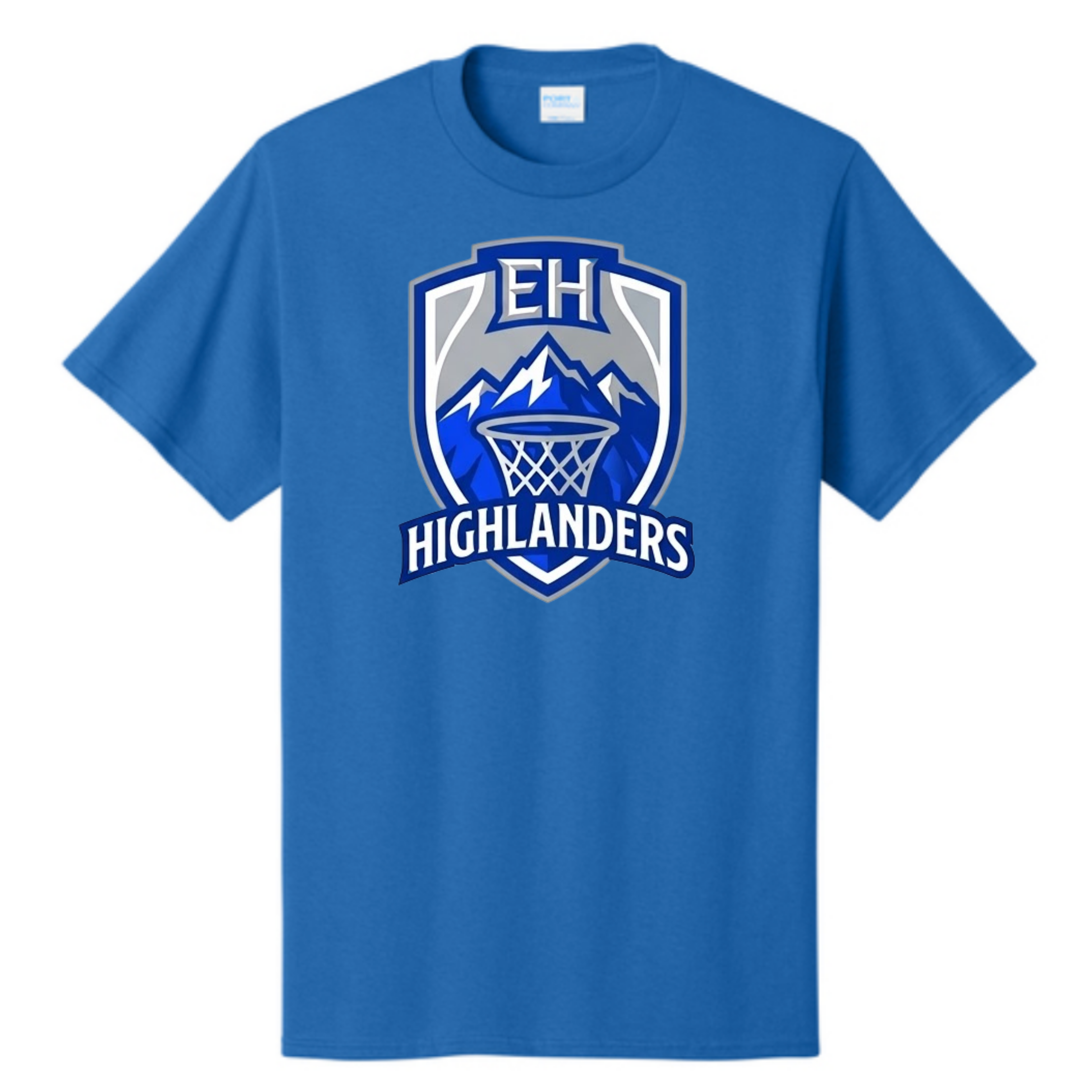 Eastern Hills Basketball - The Badge Tee
