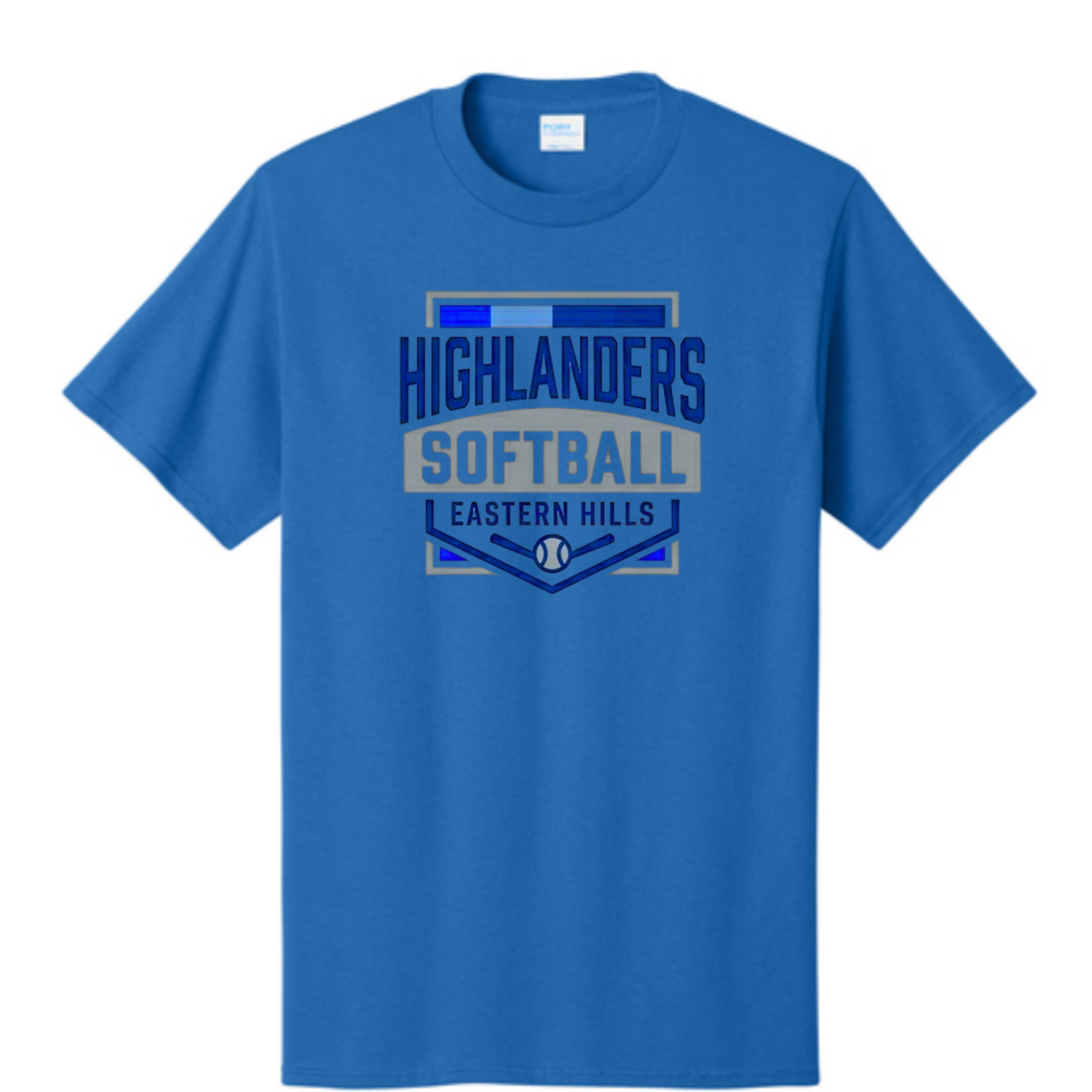 Eastern Hills Softball - Highlanders Badge Tee
