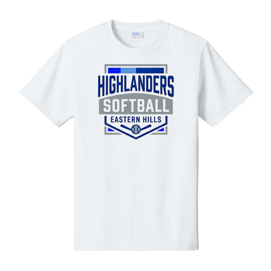Eastern Hills Softball - Highlanders Badge Tee