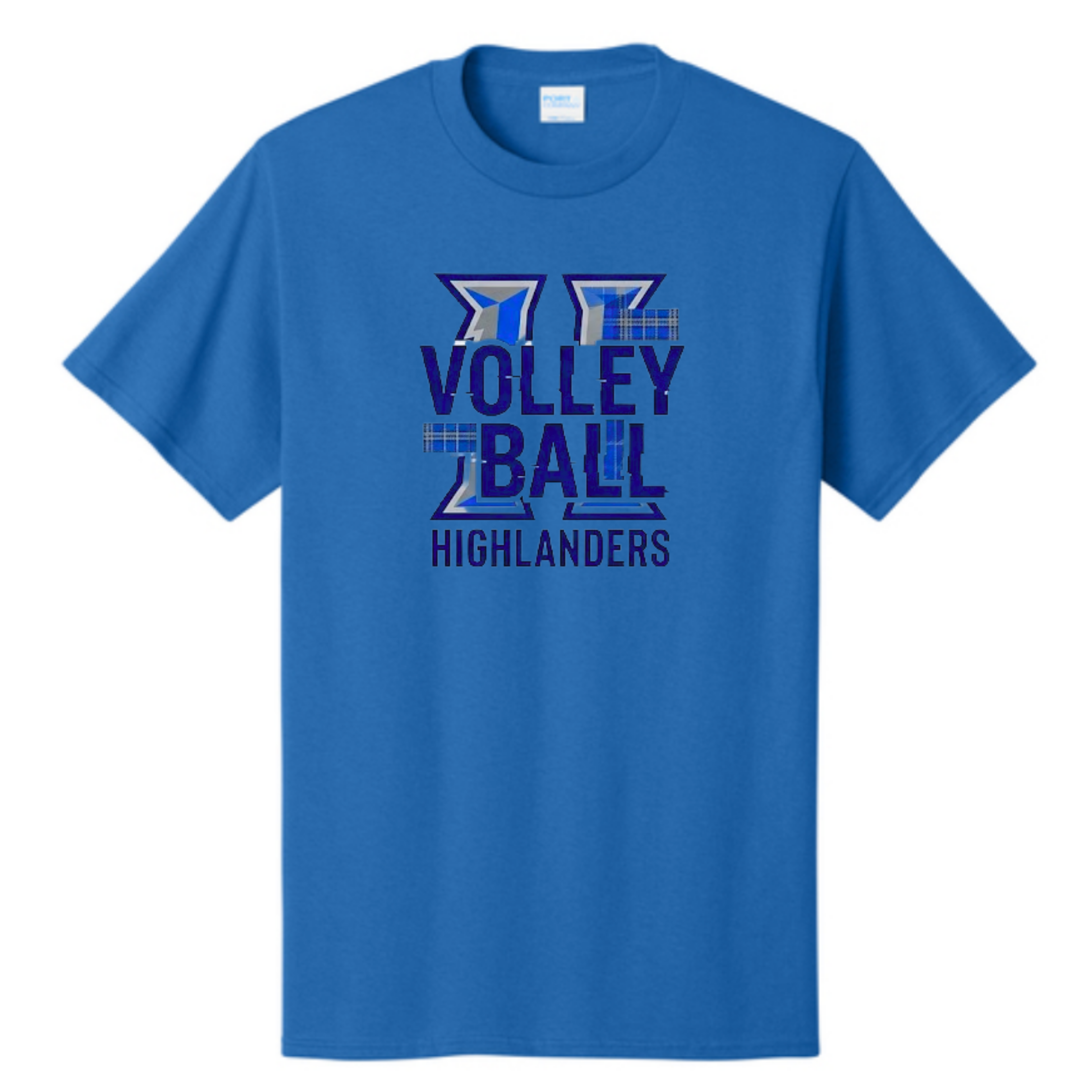 Eastern Hills Volleyball - Plaid Tee