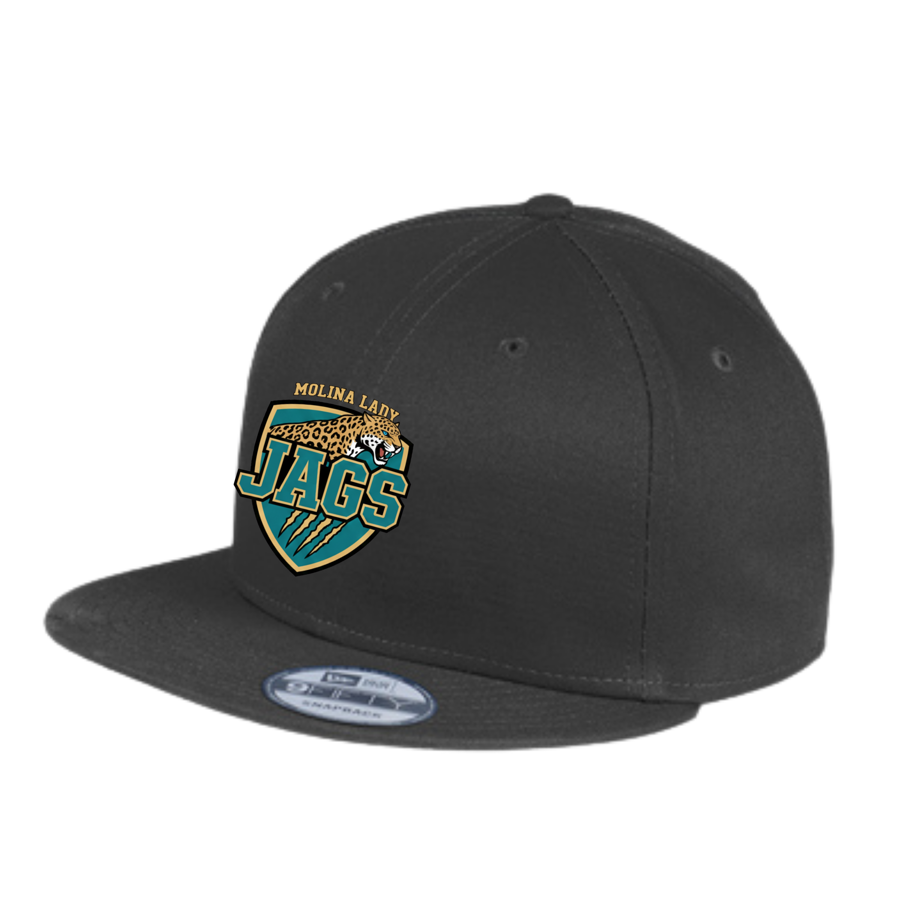 Dallas Molina HS Lady Jags Flat Bill Snapback Cap