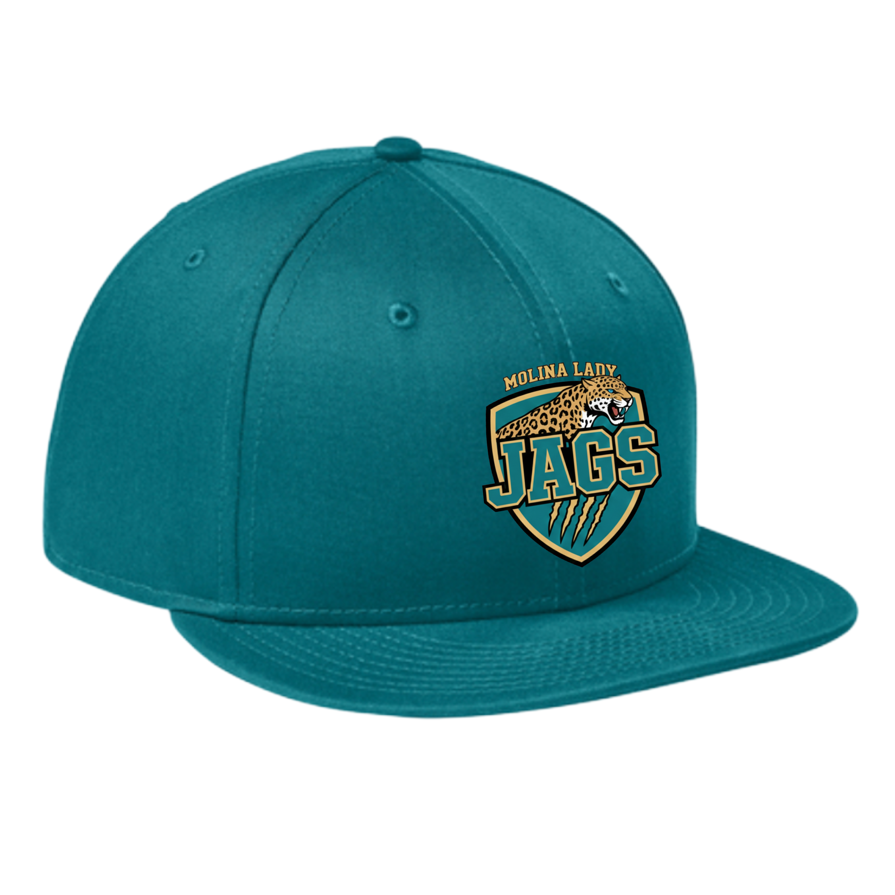 Dallas Molina HS Lady Jags Flat Bill Snapback Cap