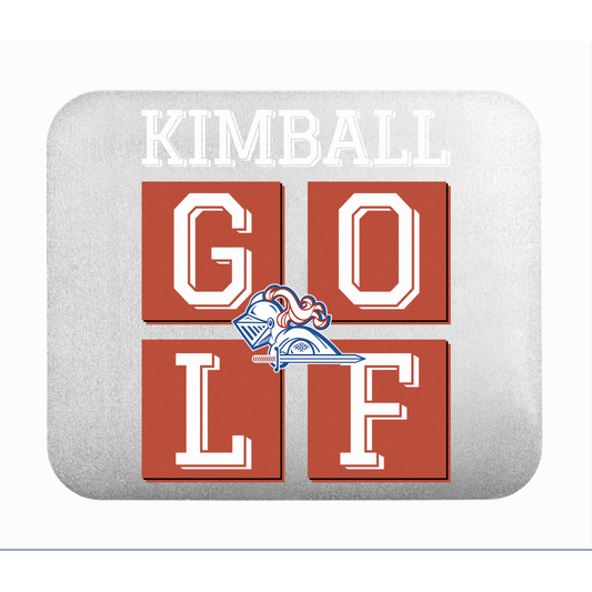 Dallas Kimball Golf - Squared Mouse Pad