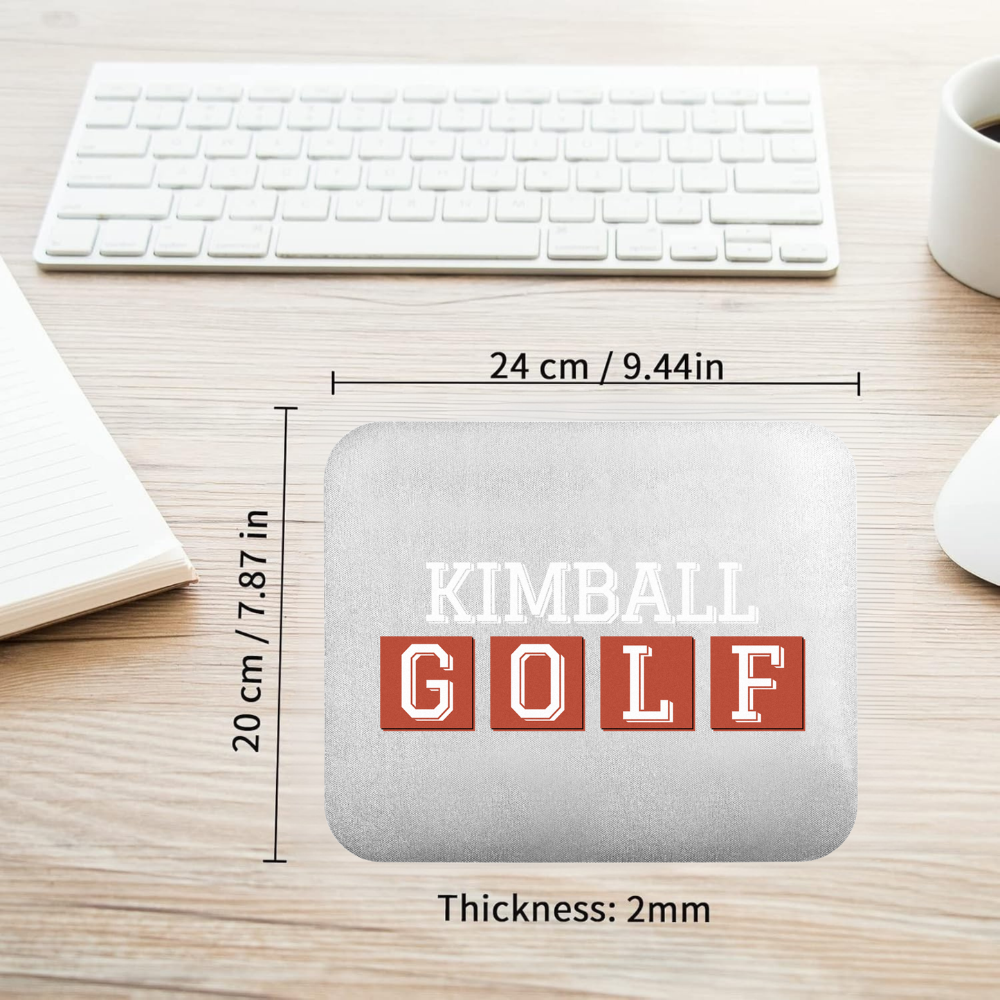 Dallas Kimball Golf - BIG BLOCK Mouse Pad