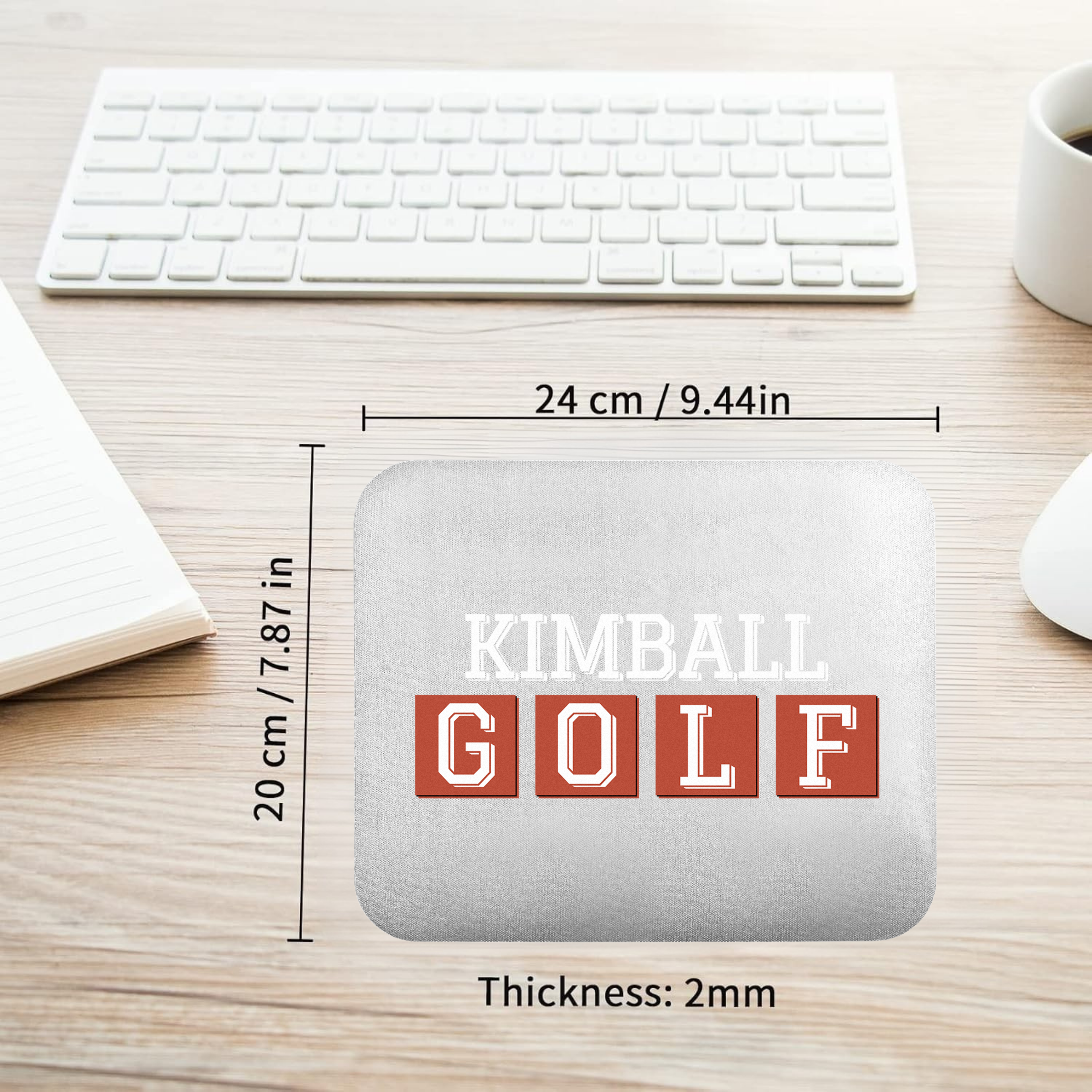 Dallas Kimball Golf - BIG BLOCK Mouse Pad