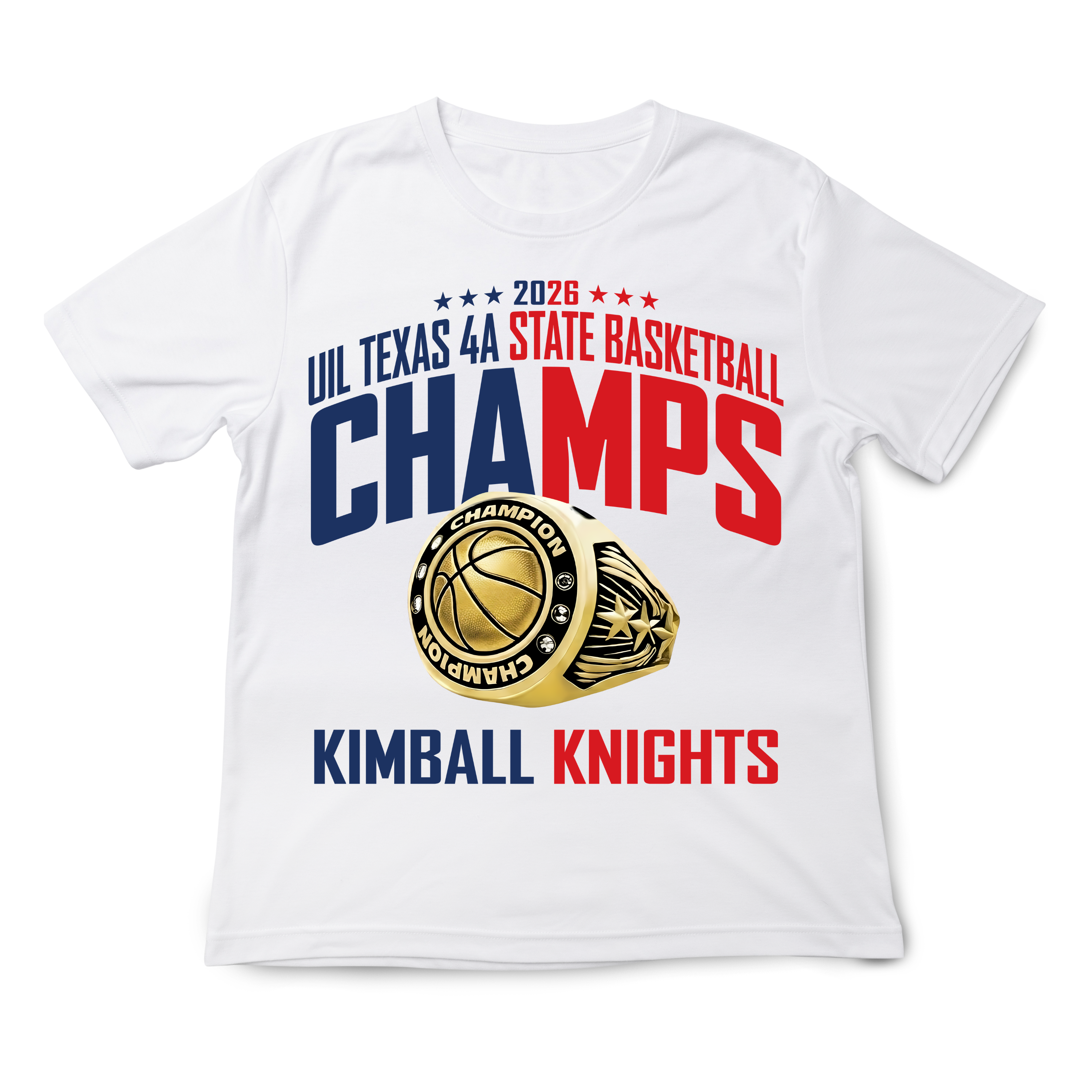 Dallas Kimball Basketball - State Championship Tee