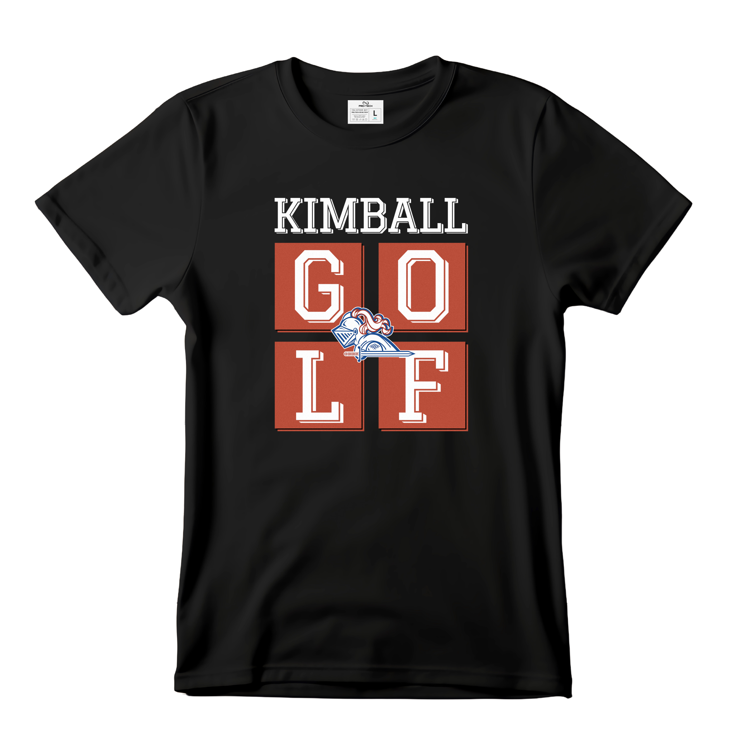 Dallas Kimball Golf T-Shirt - Squared Edition | Official Knights Spirit Wear
