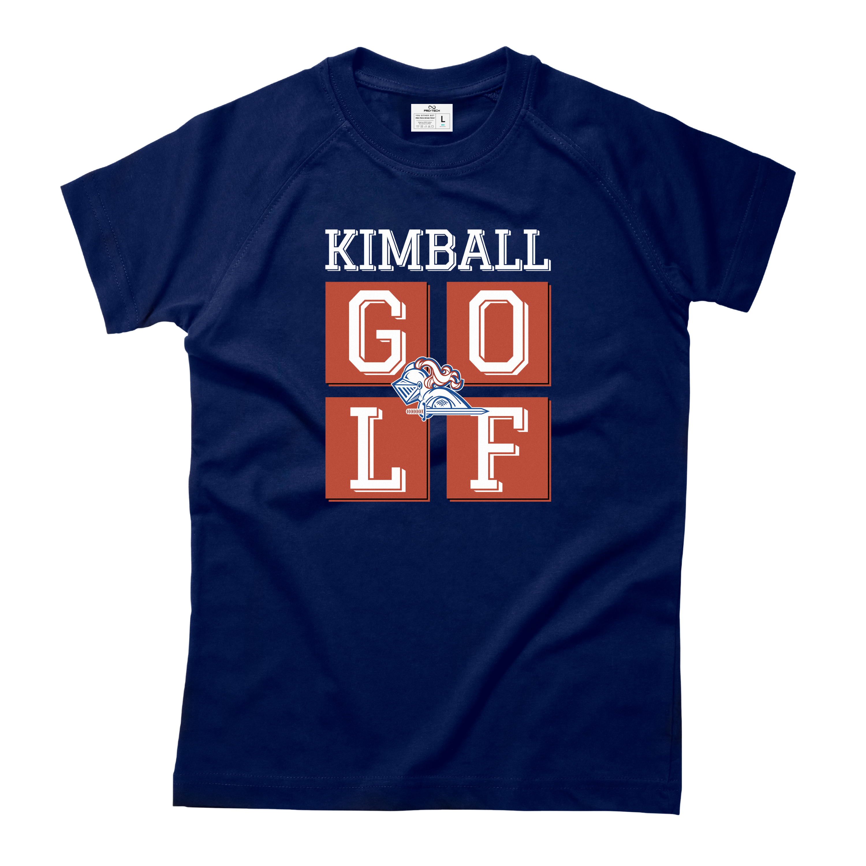 Dallas Kimball Golf T-Shirt - Squared Edition | Official Knights Spirit Wear