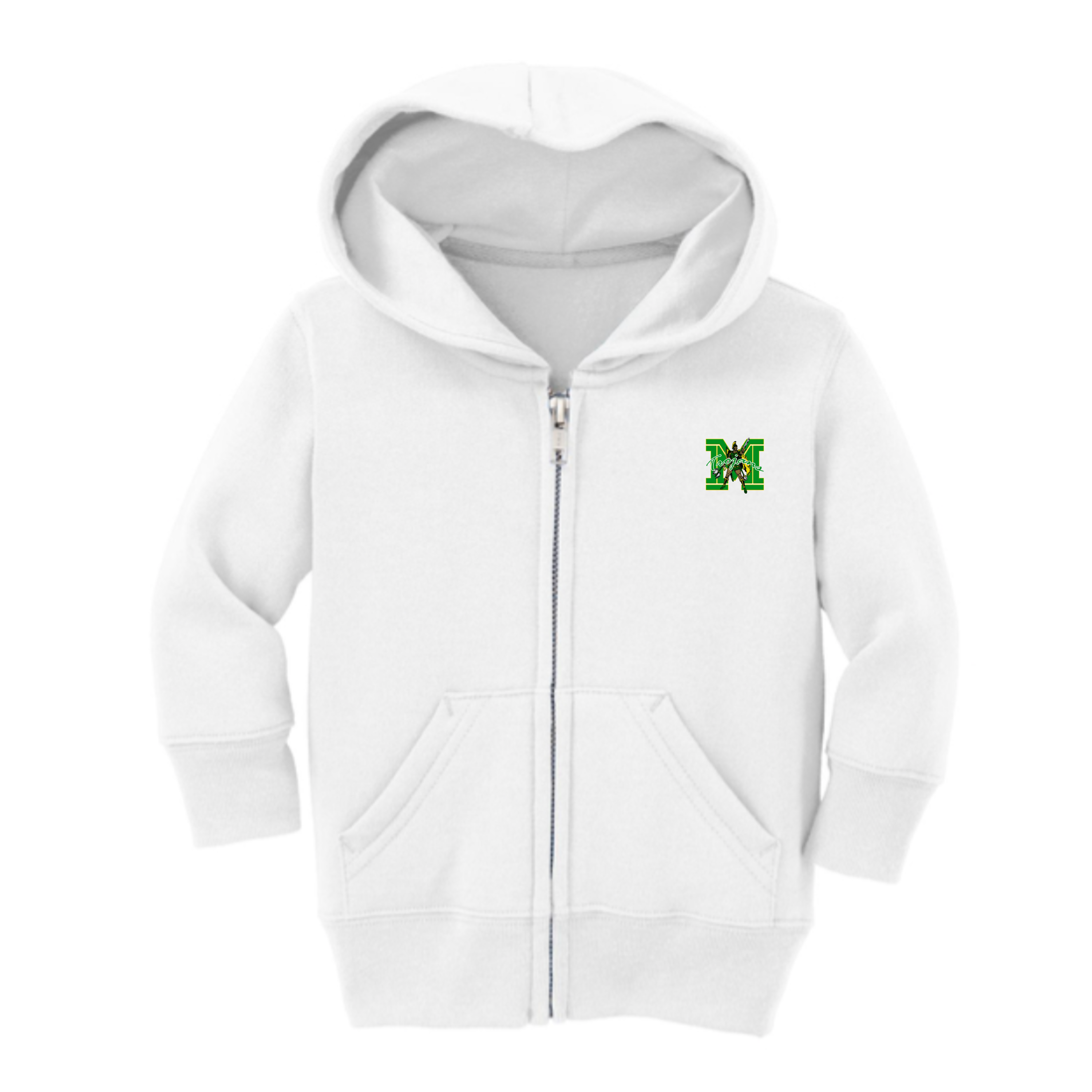 Madison Exclusives: Future Legend Infant Core Fleece Full-Zip Hoodie – Green & Gold Spirit Wear