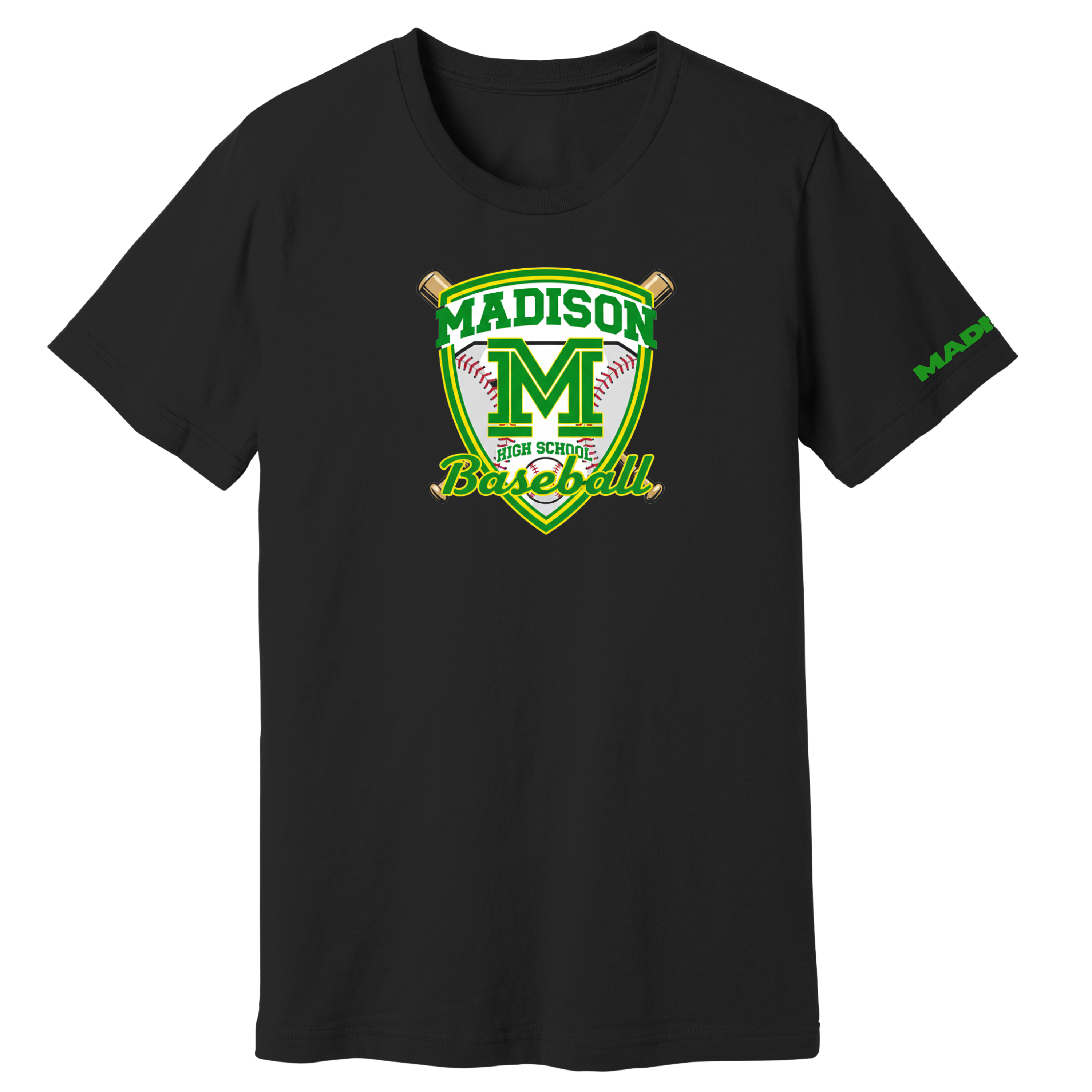 Dallas Madison Baseball: Official "Mad Bat" Graphic Tee – Bring the Boom