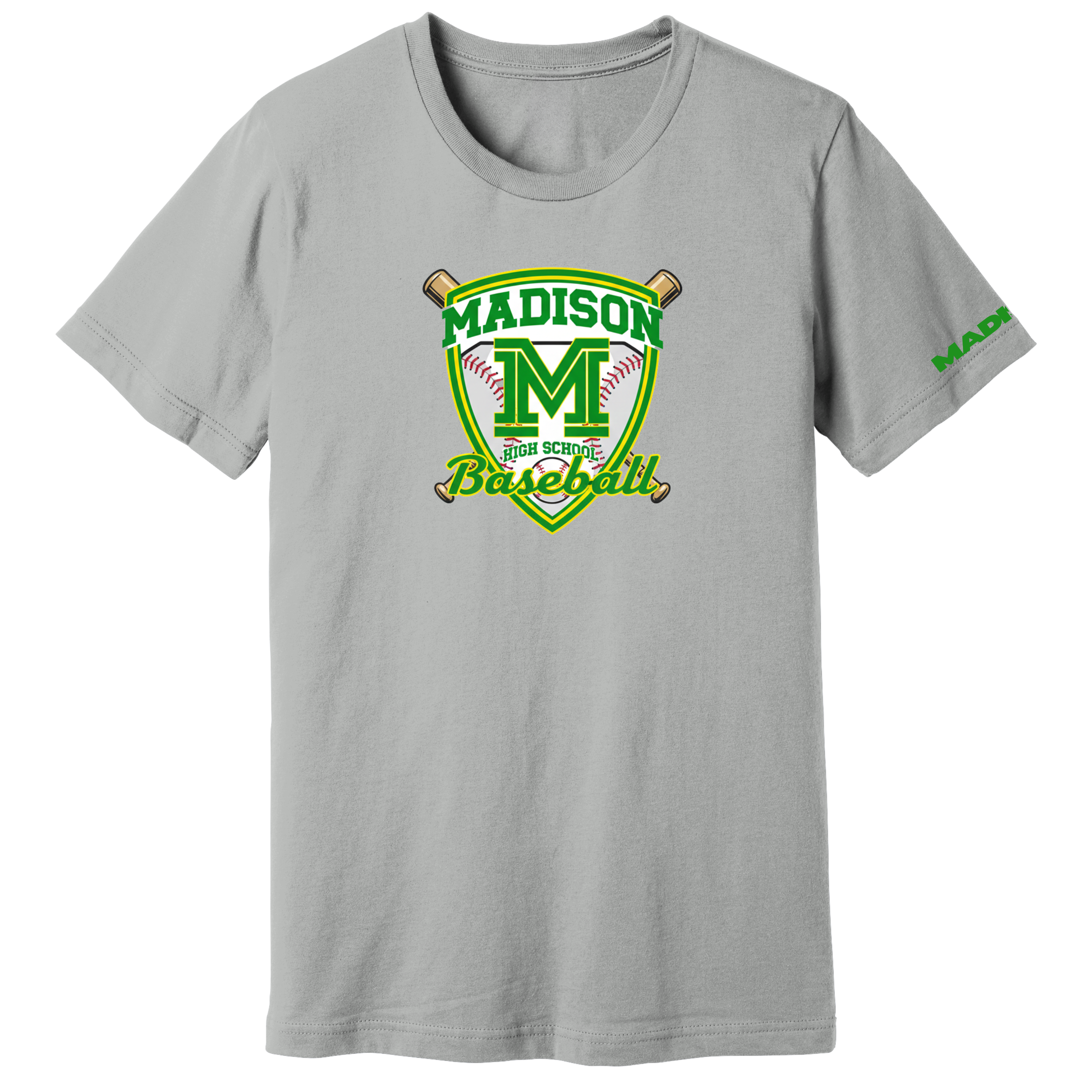 Dallas Madison Baseball: Official "Mad Bat" Graphic Tee – Bring the Boom
