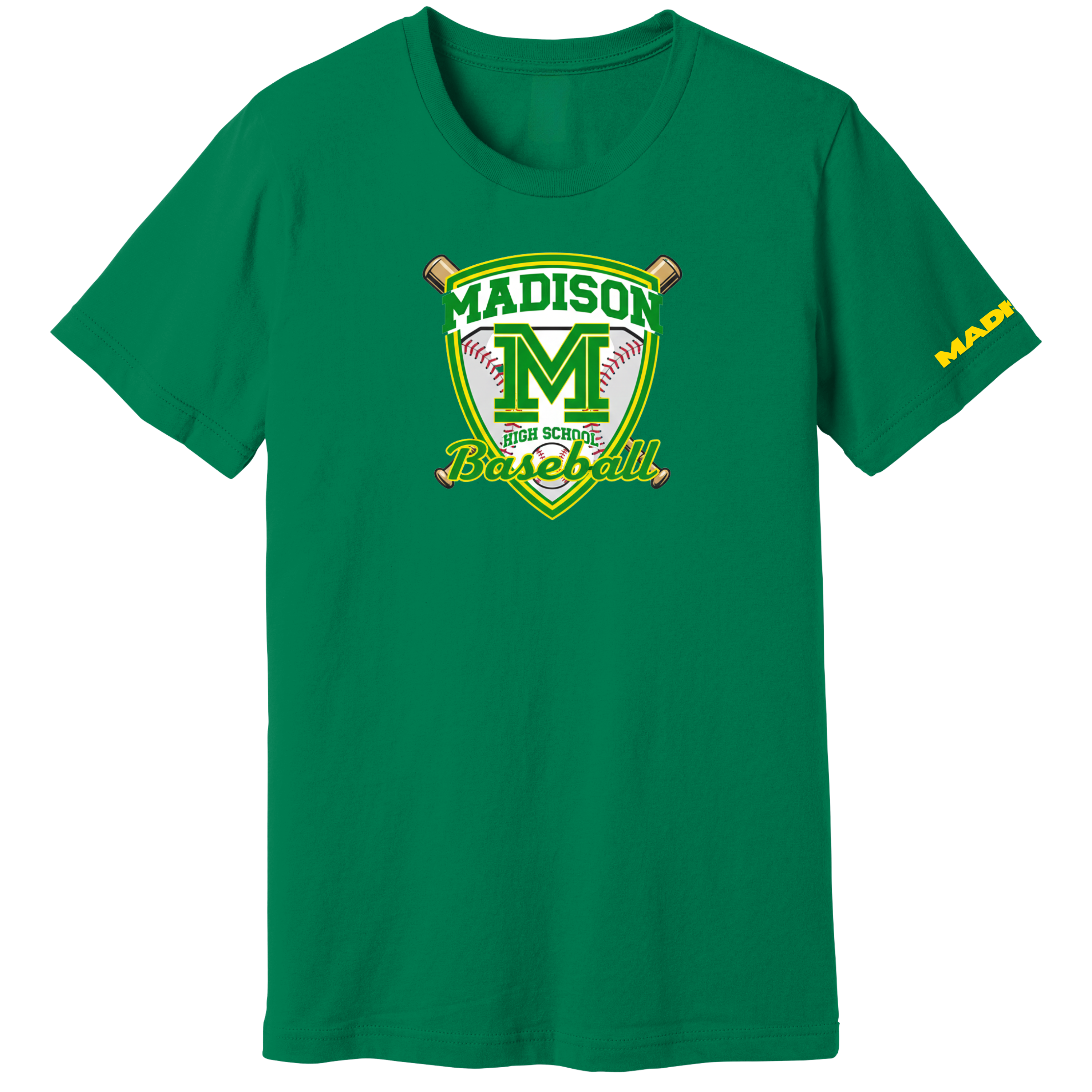 Dallas Madison Baseball: Official "Mad Bat" Graphic Tee – Bring the Boom