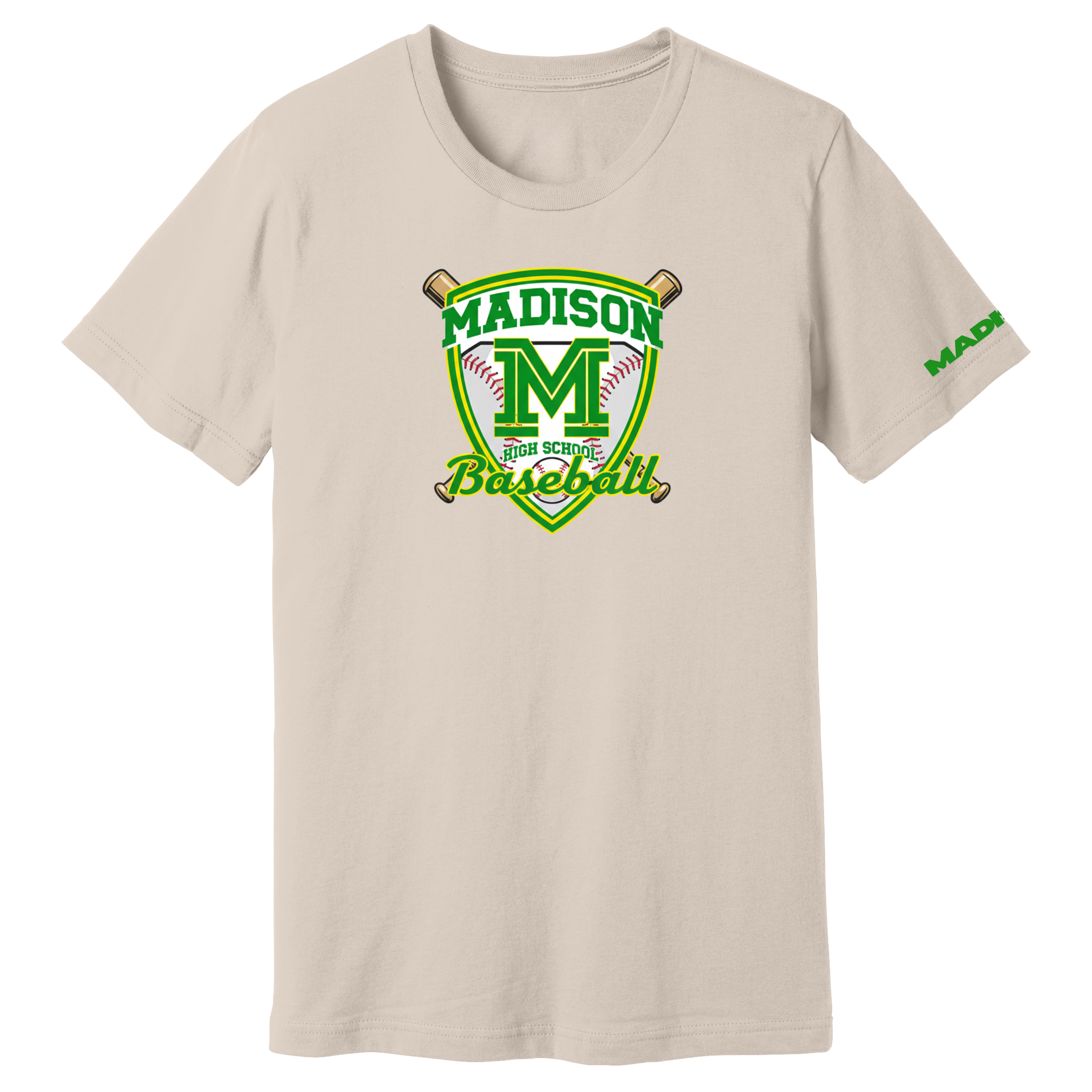 Dallas Madison Baseball: Official "Mad Bat" Graphic Tee – Bring the Boom