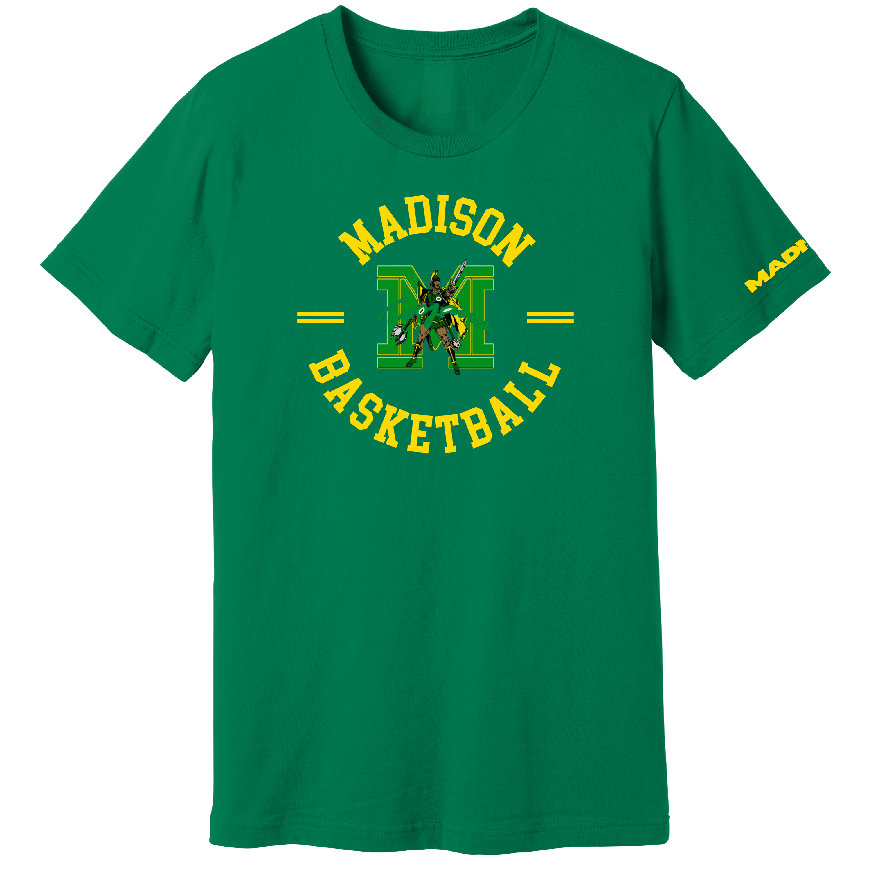 Dallas Madison Basketball: Official "The Center" Graphic Tee – The Heart of Hoops
