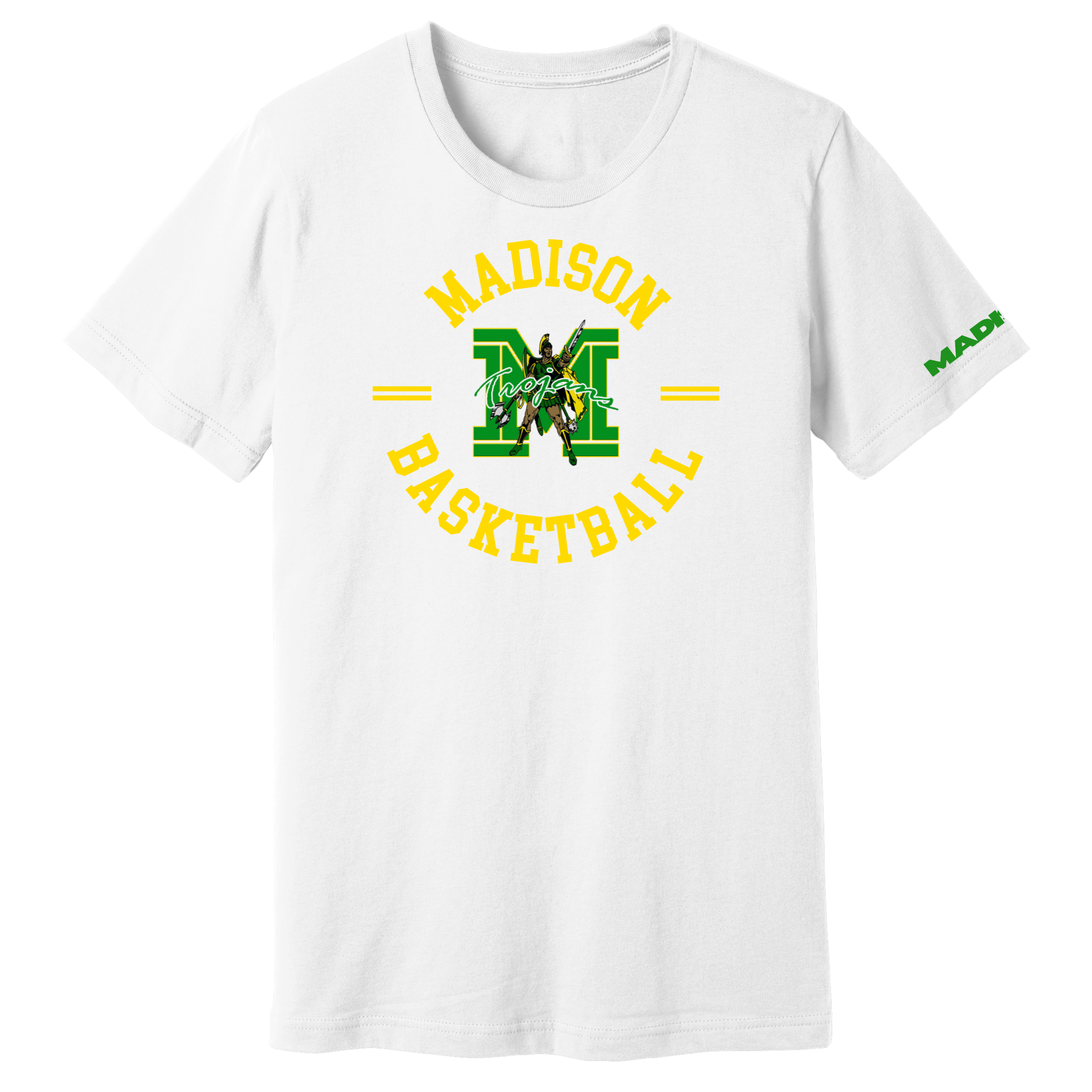 Dallas Madison Basketball: Official "The Center" Graphic Tee – The Heart of Hoops