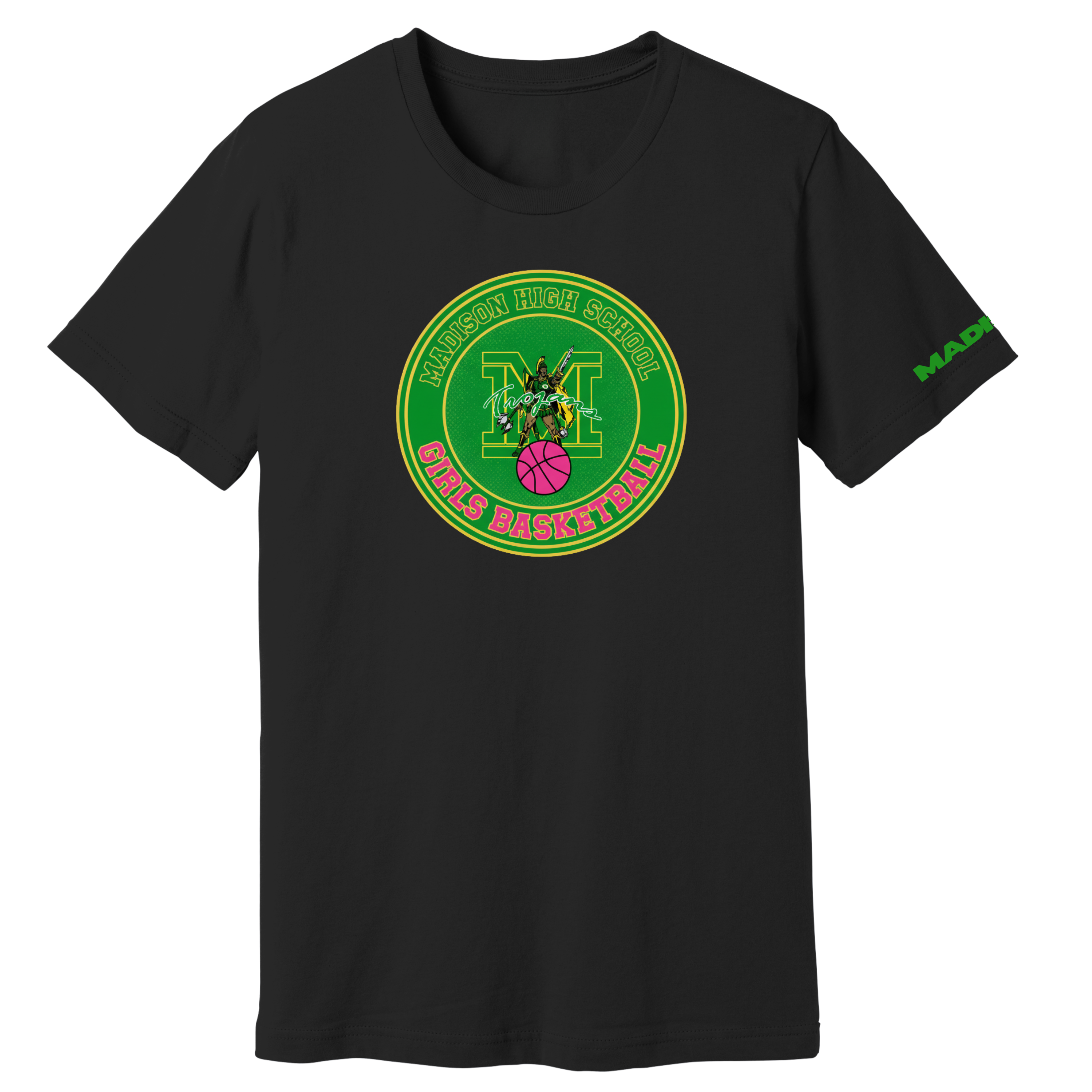 Dallas Madison Girls Basketball: Official "On-Ball" Graphic Tee – Lady Trojans Hoops