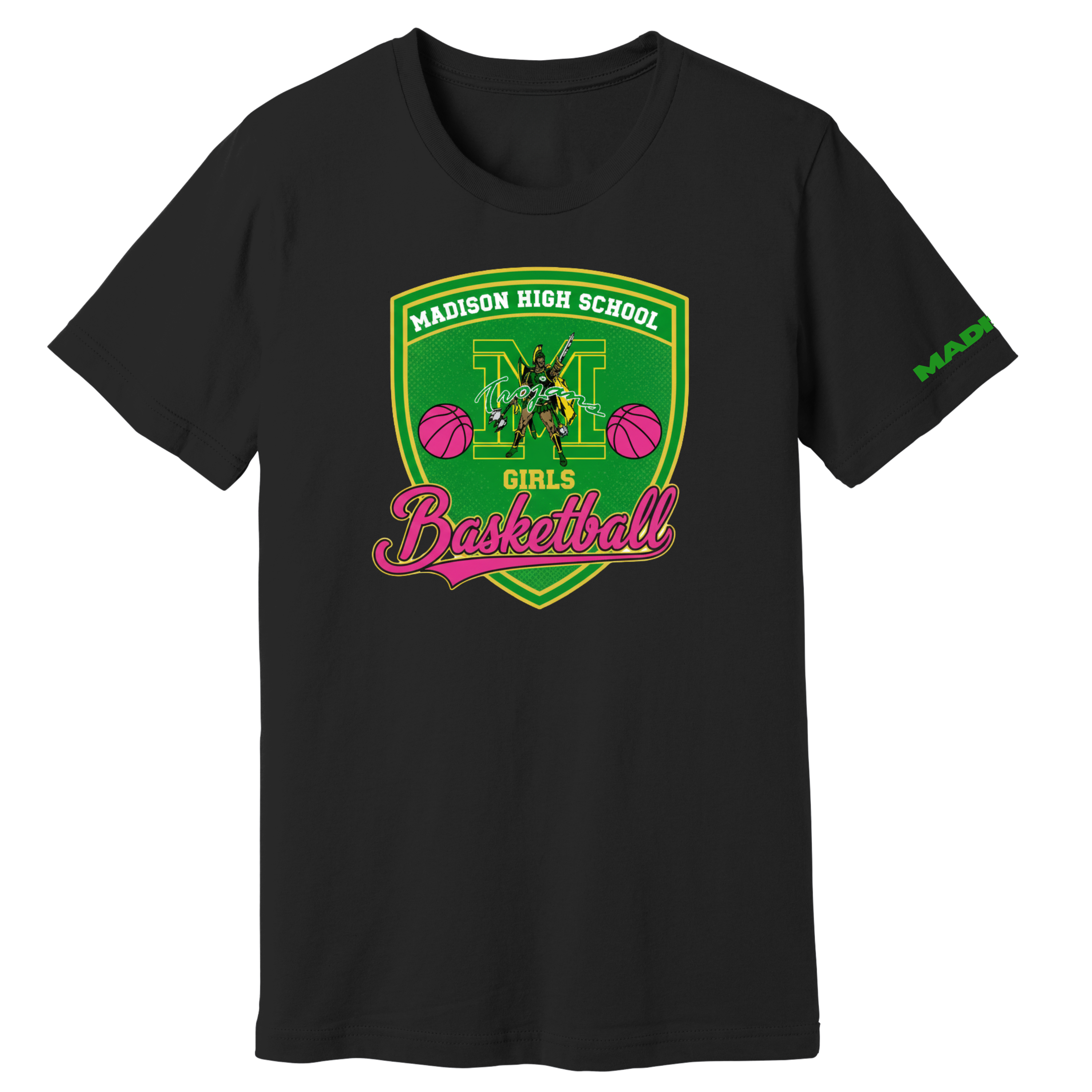 Dallas Madison Girls Basketball: Official "Pink Out" Tee