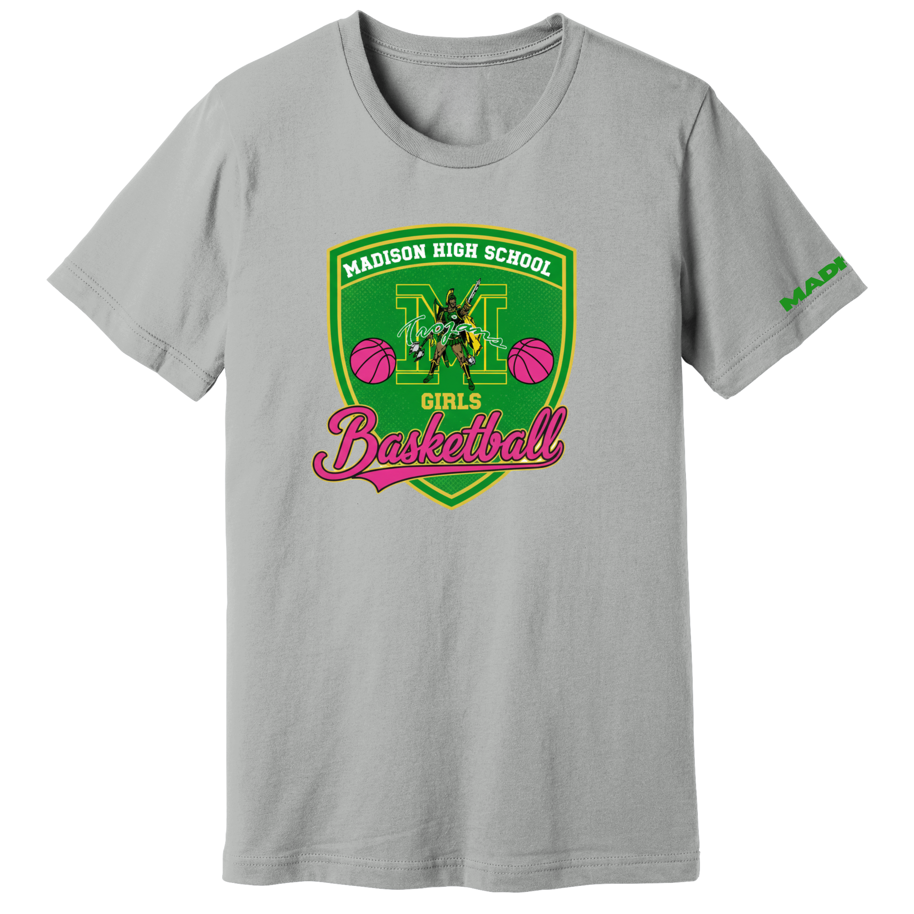 Dallas Madison Girls Basketball: Official "Pink Out" Tee