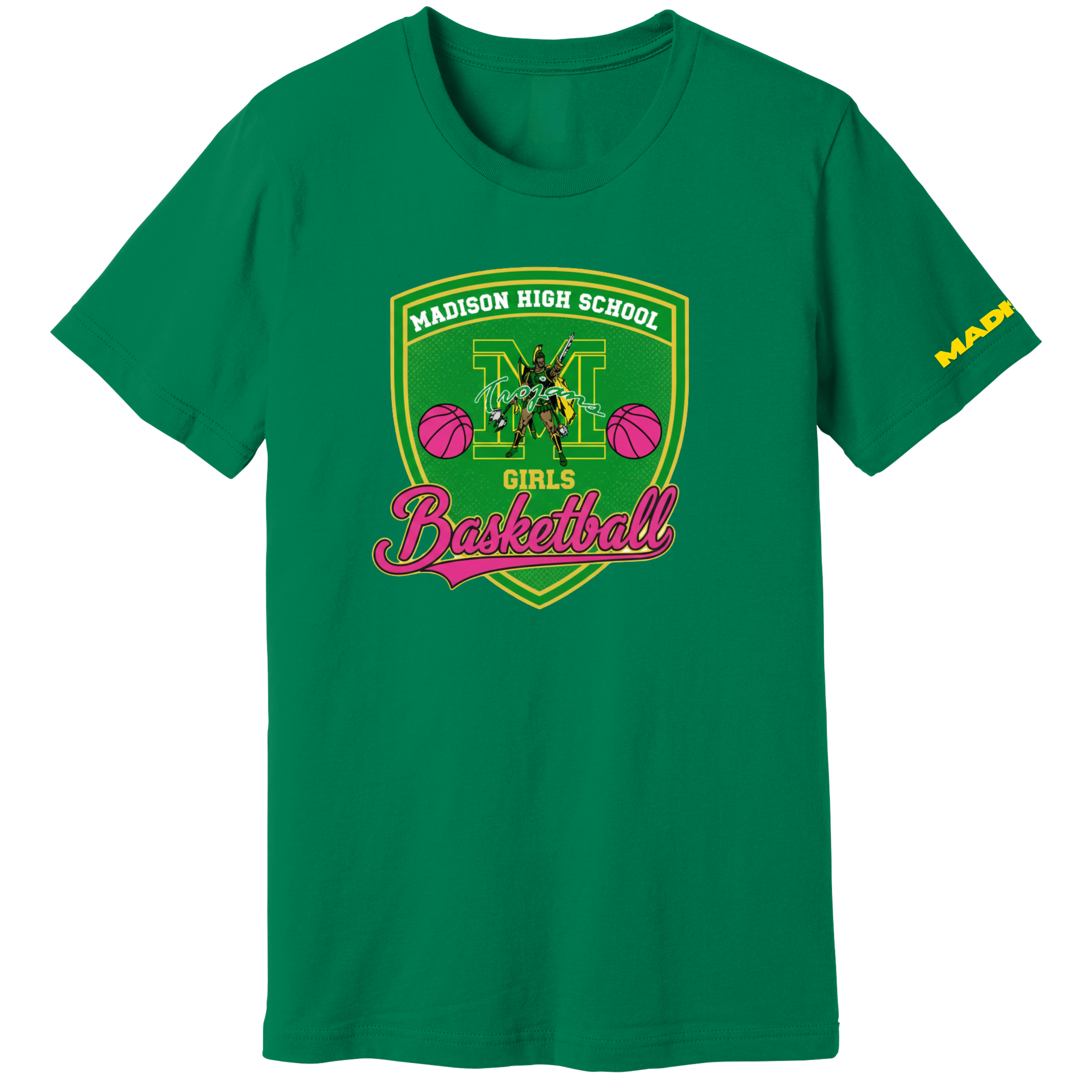 Dallas Madison Girls Basketball: Official "Pink Out" Tee