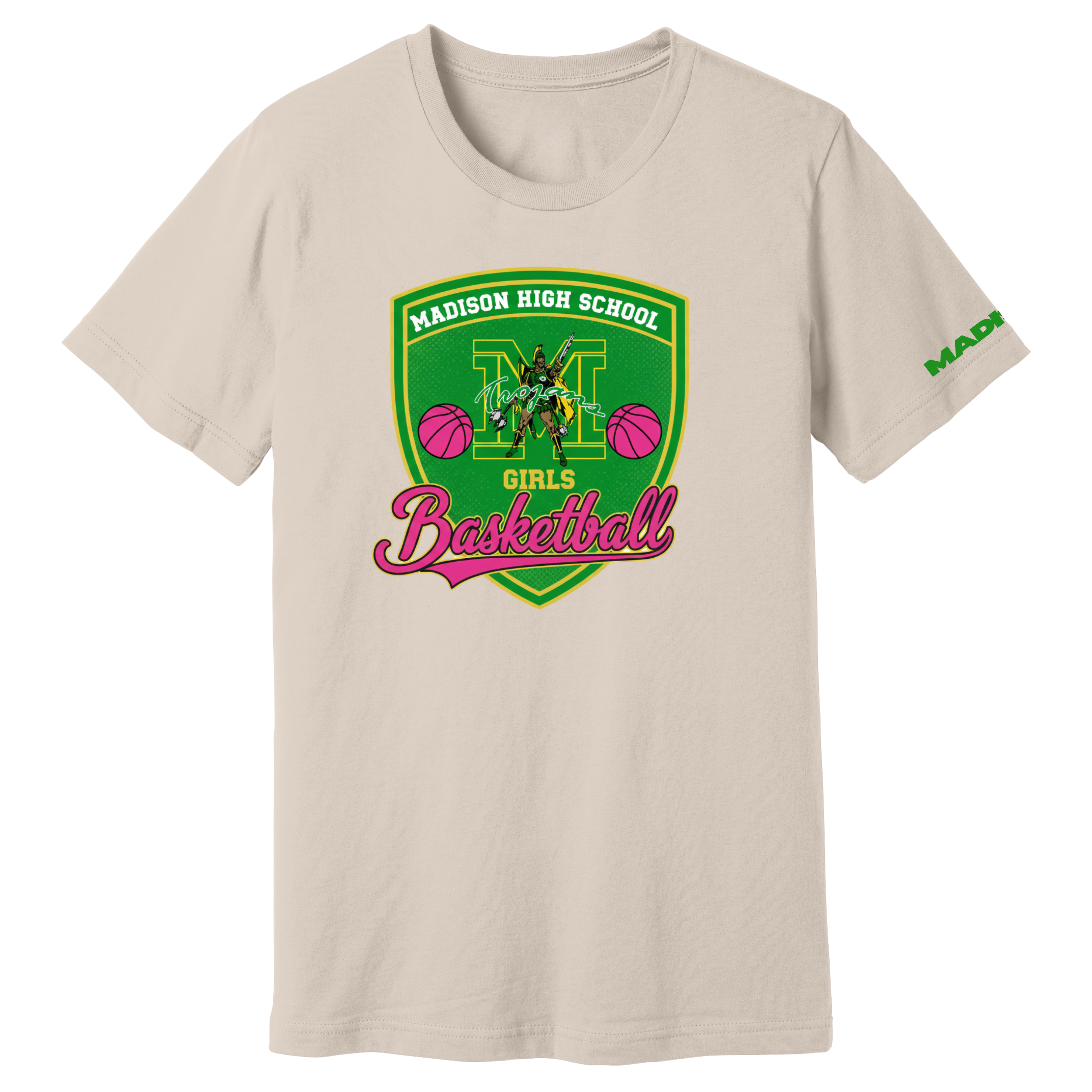 Dallas Madison Girls Basketball: Official "Pink Out" Tee