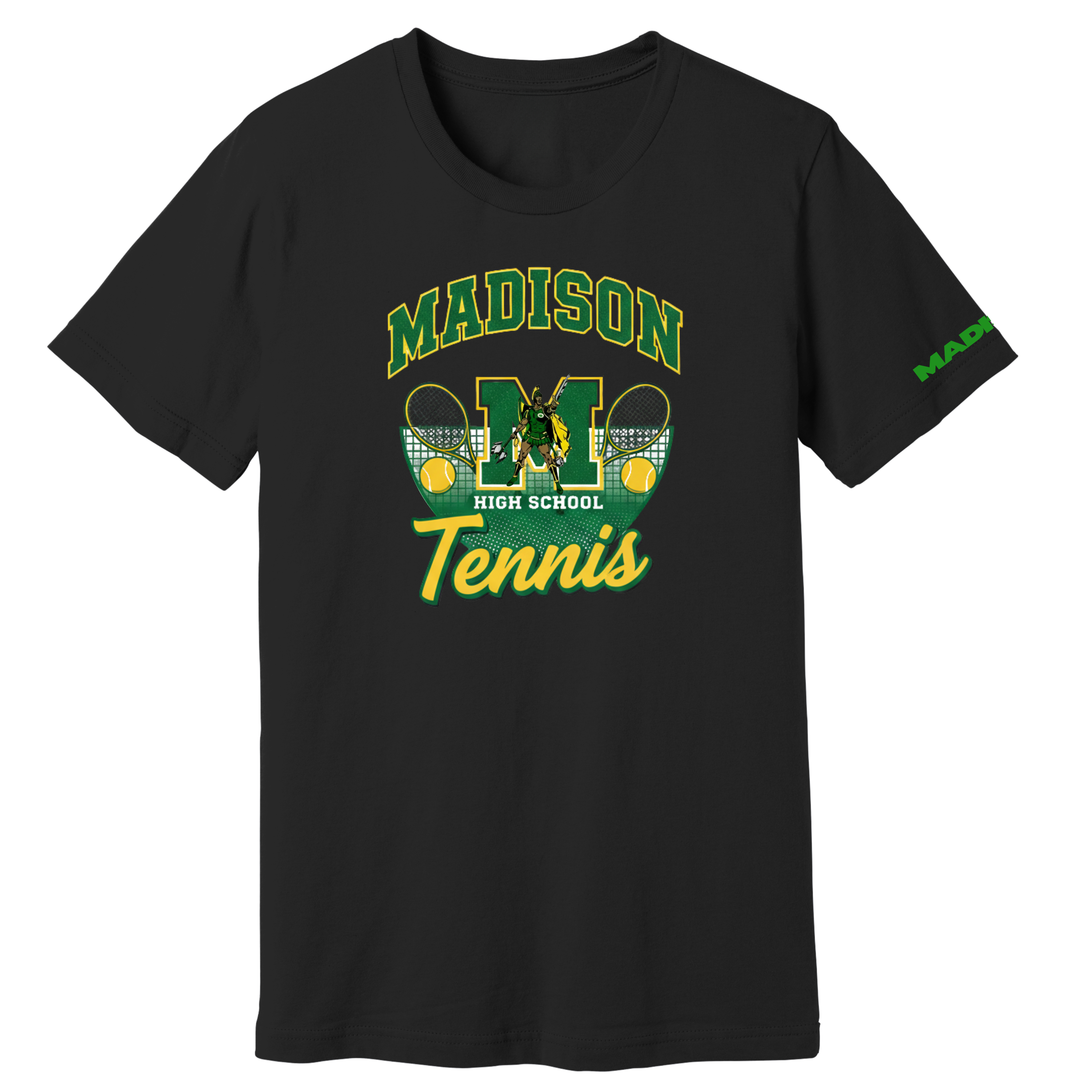 Dallas Madison Tennis: Official "2 Racks" Graphic Tee – Double Trouble