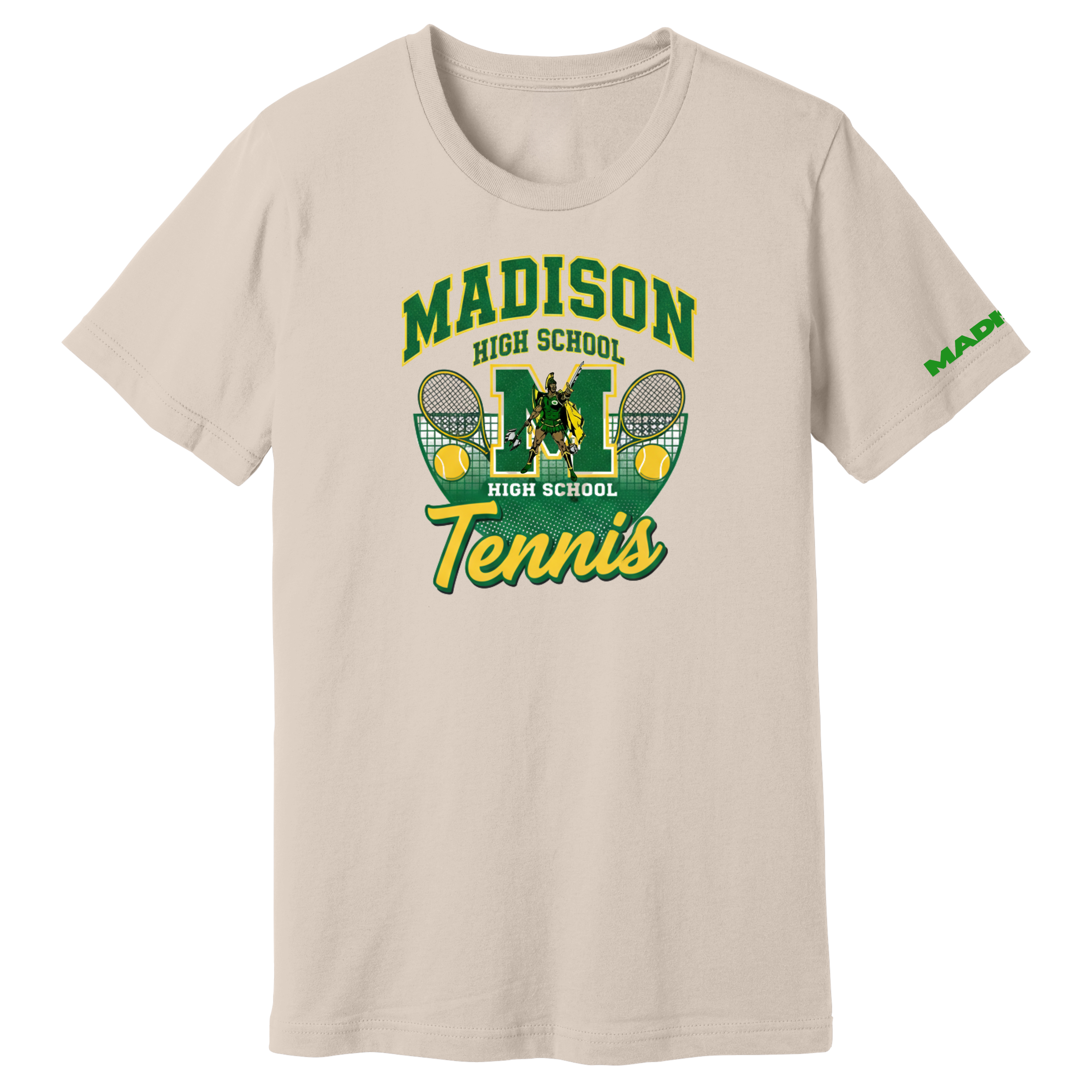 Dallas Madison Tennis: Official "2 Racks" Graphic Tee – Double Trouble