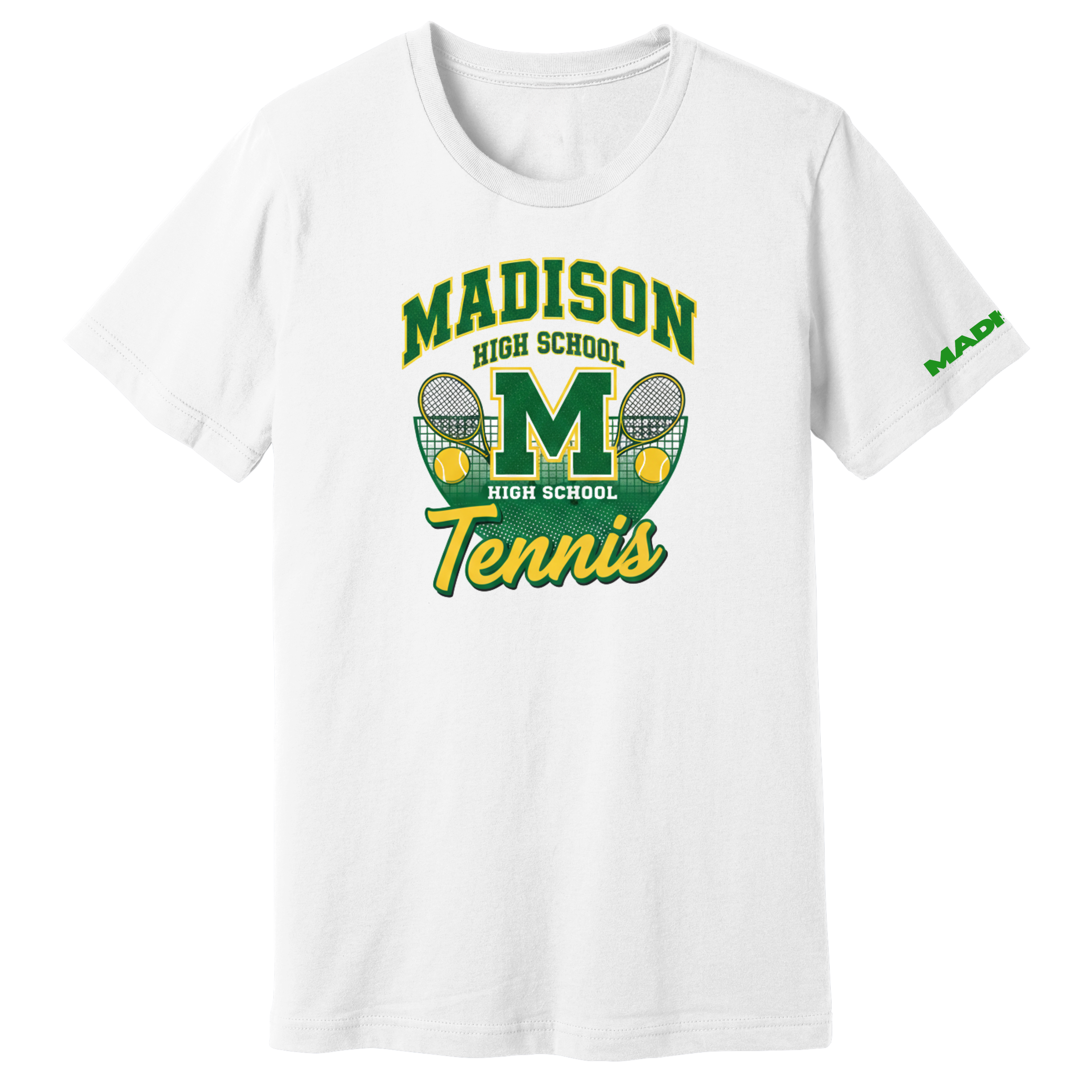 Dallas Madison Tennis: Official "2 Racks" Graphic Tee – Double Trouble