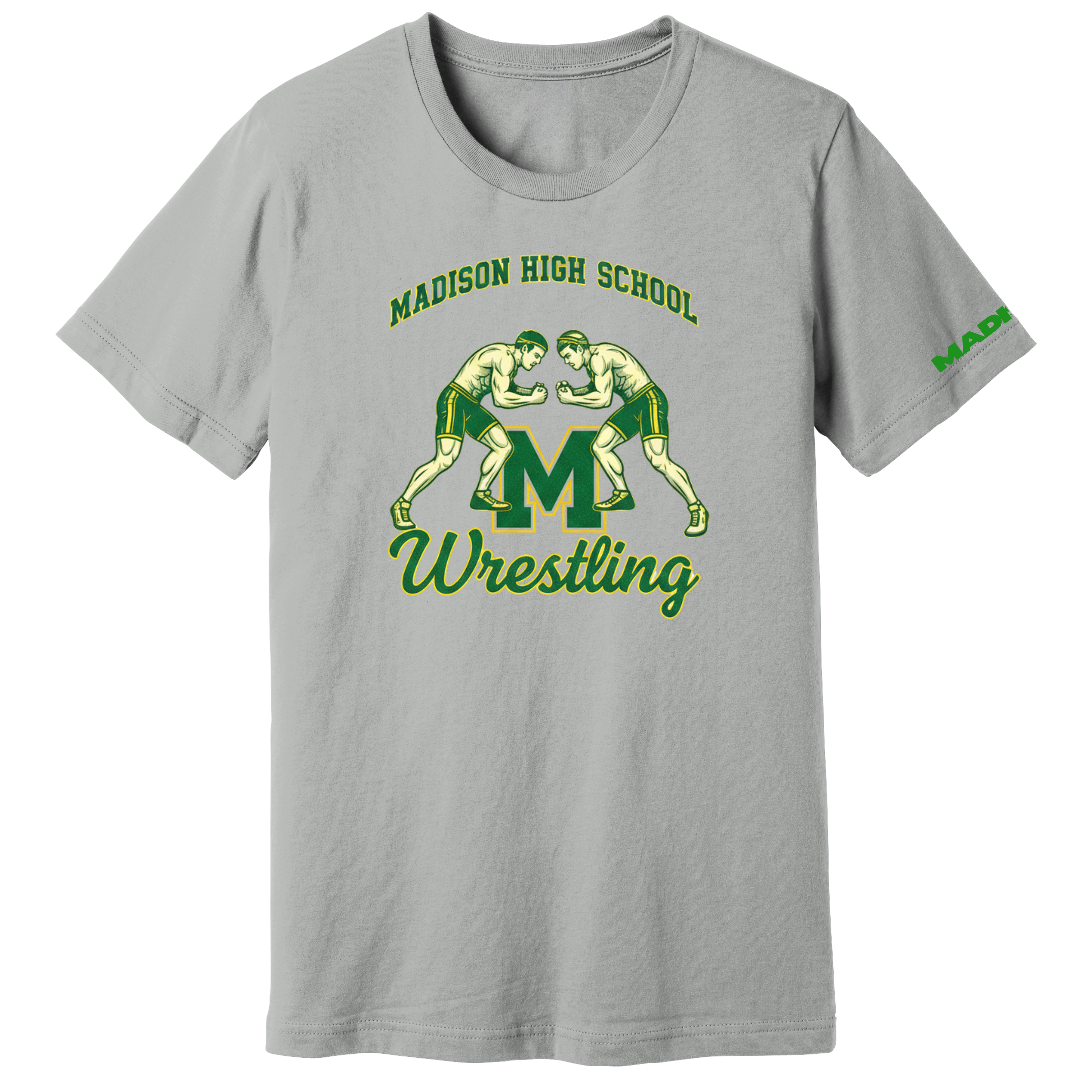 Dallas Madison Wrestling: Official "Man Up" Graphic Tee – No Excuses