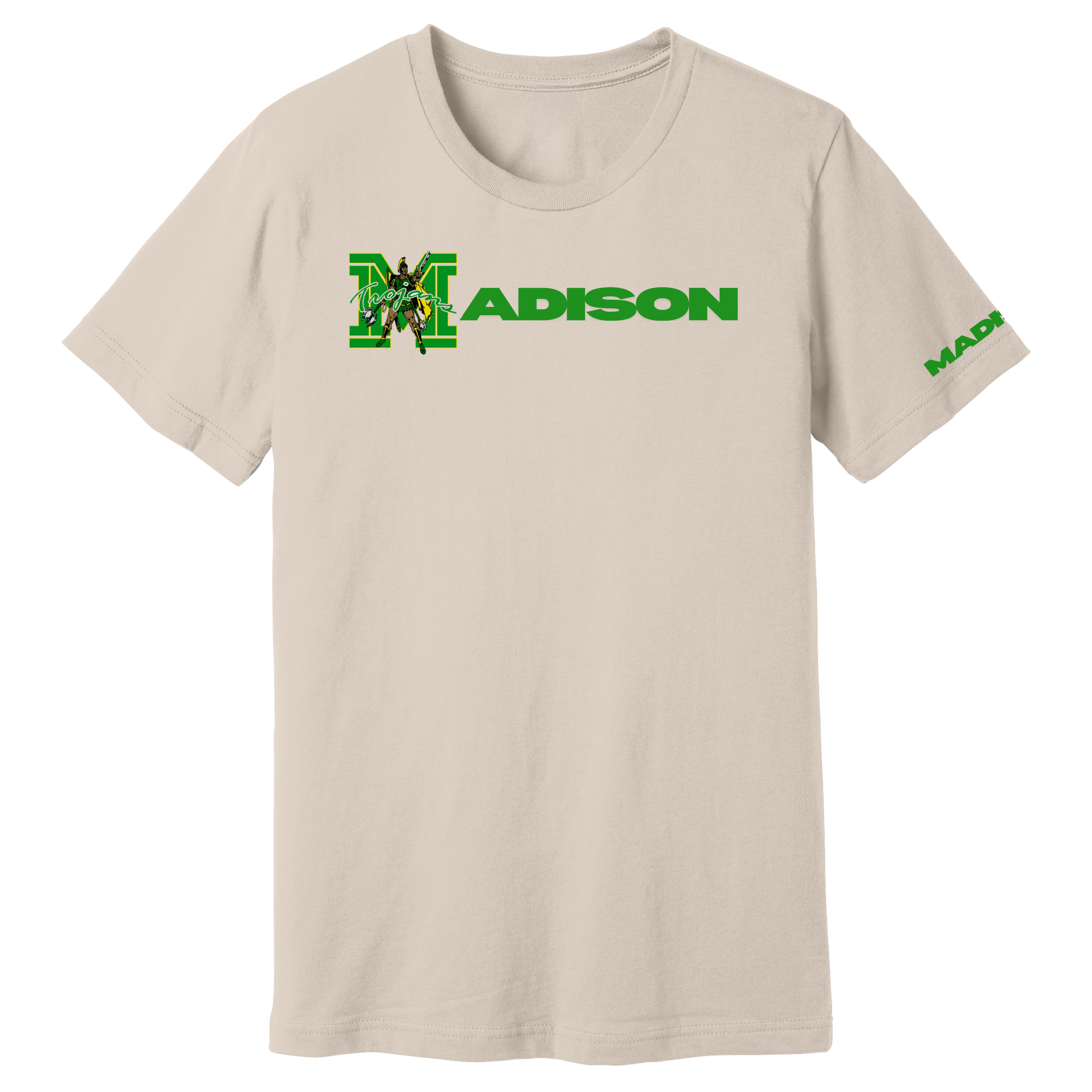 Madison Exclusives: Official "The M" Varsity Letter Tee – Bold & Iconic
