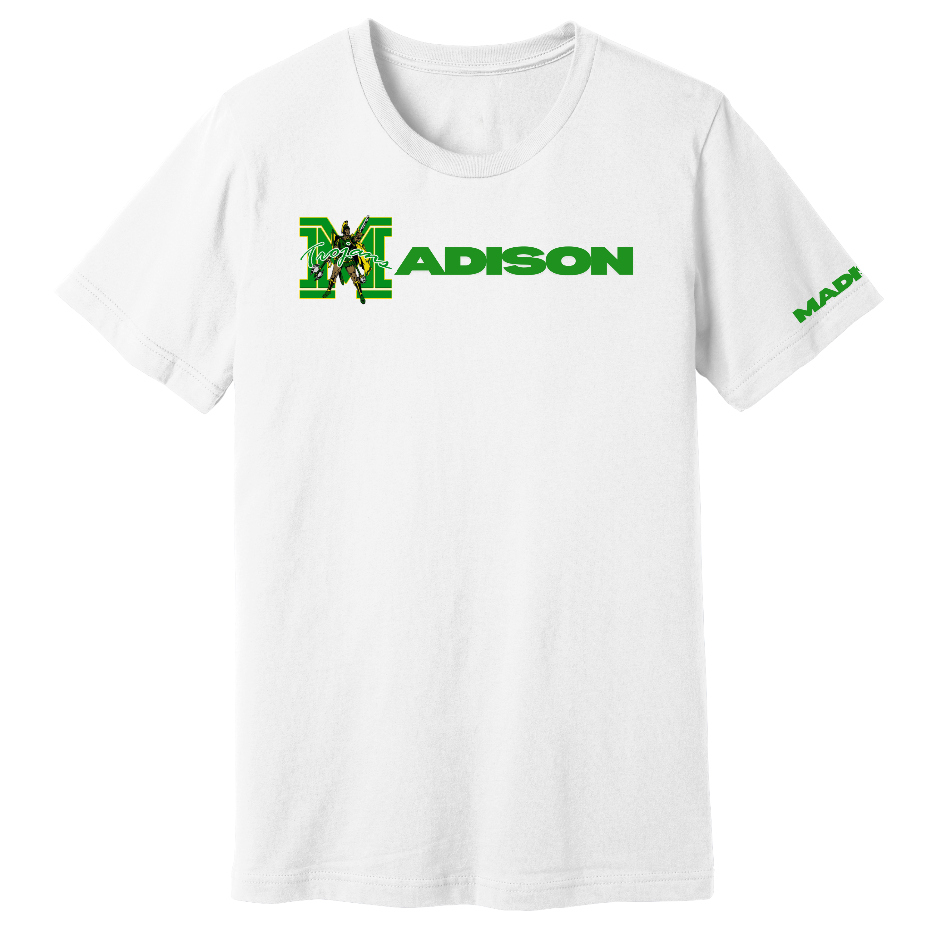 Madison Exclusives: Official "The M" Varsity Letter Tee – Bold & Iconic
