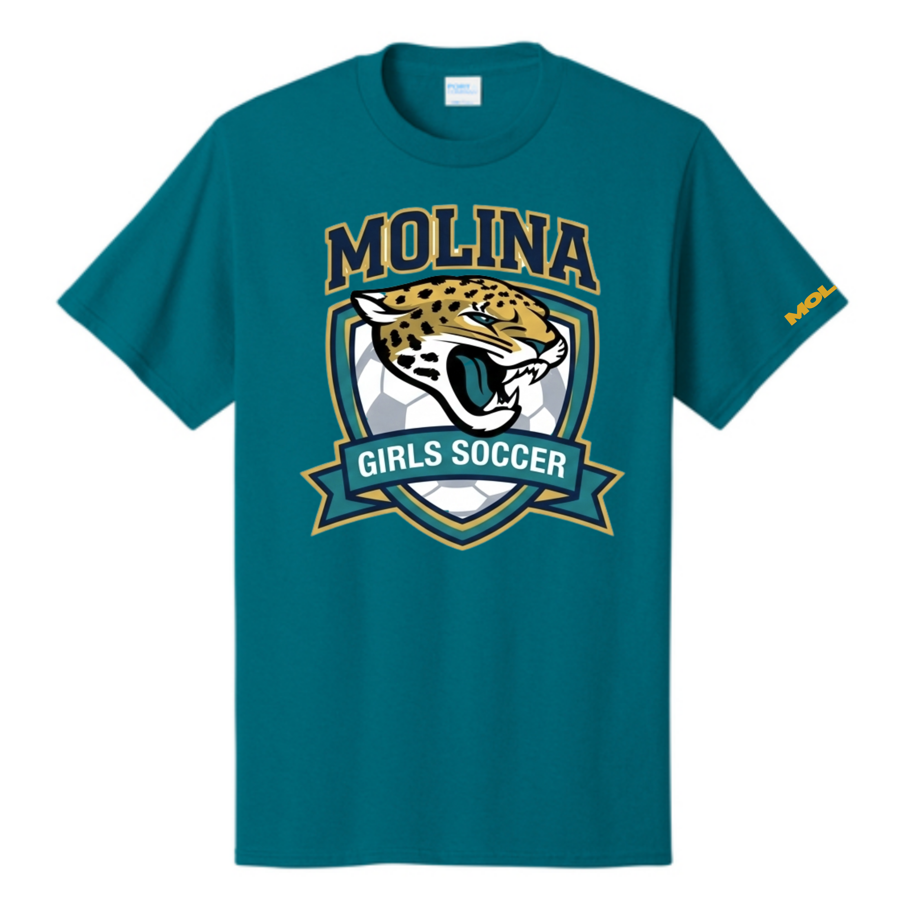 Dallas Molina Girls Soccer - Ballin’ Badge Tee