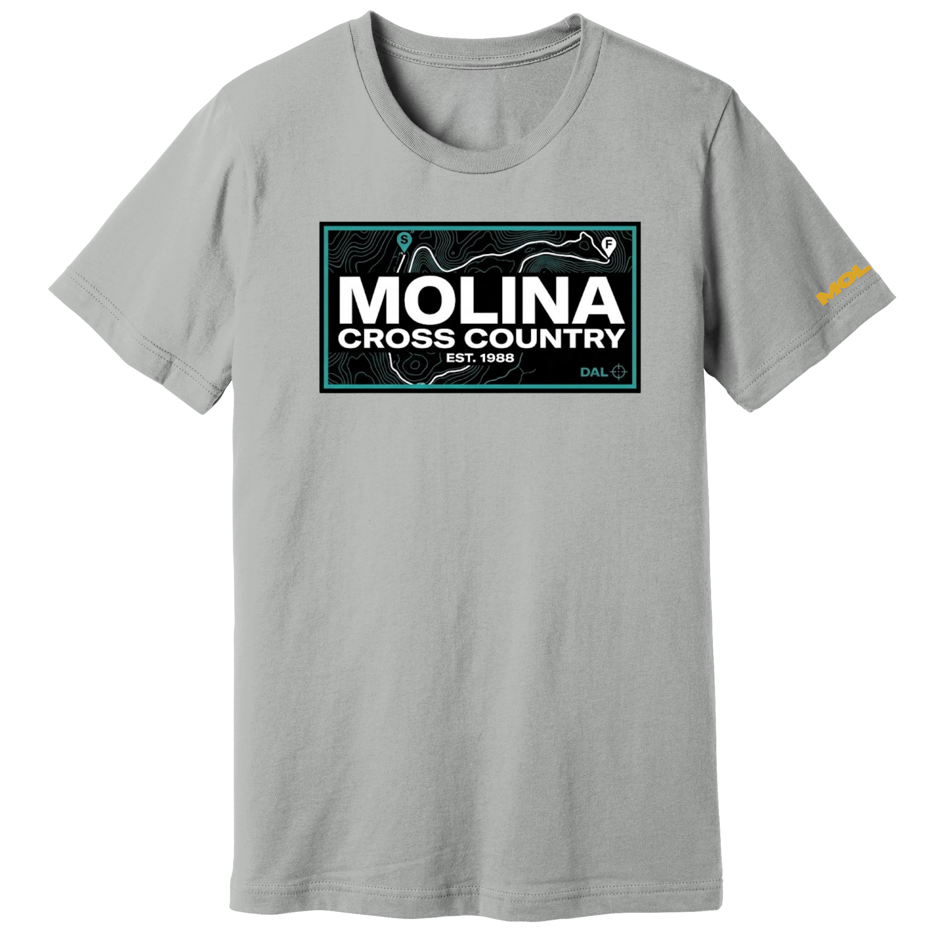 Dallas Molina Cross Country - Maps Tee