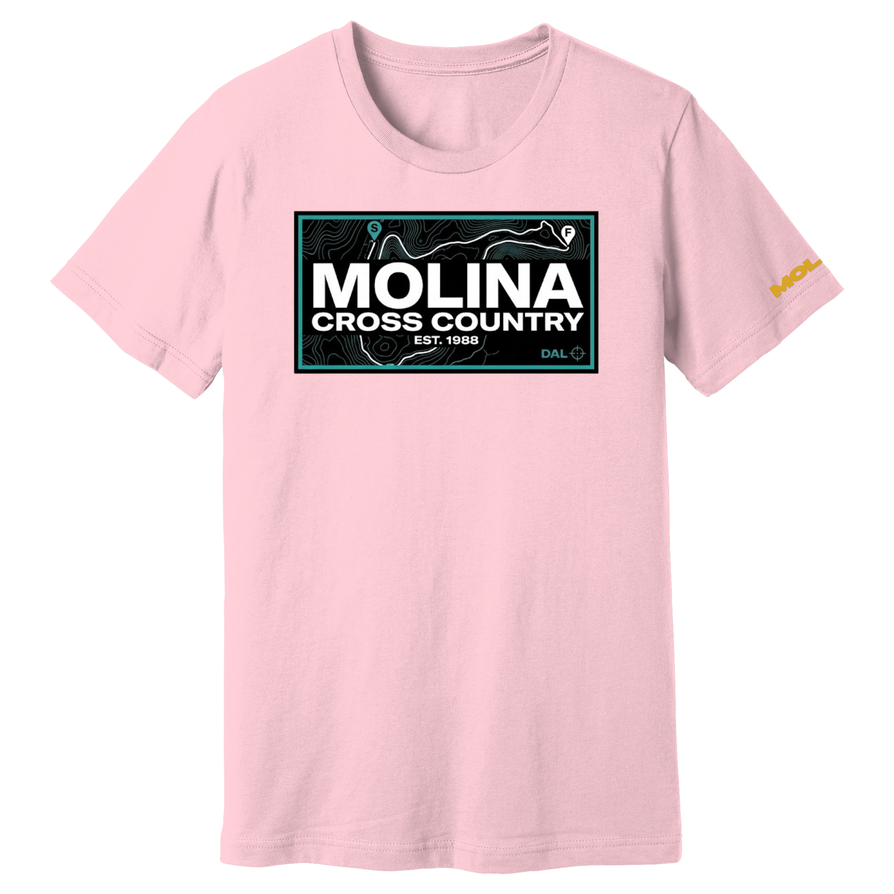 Dallas Molina Cross Country - Maps Tee