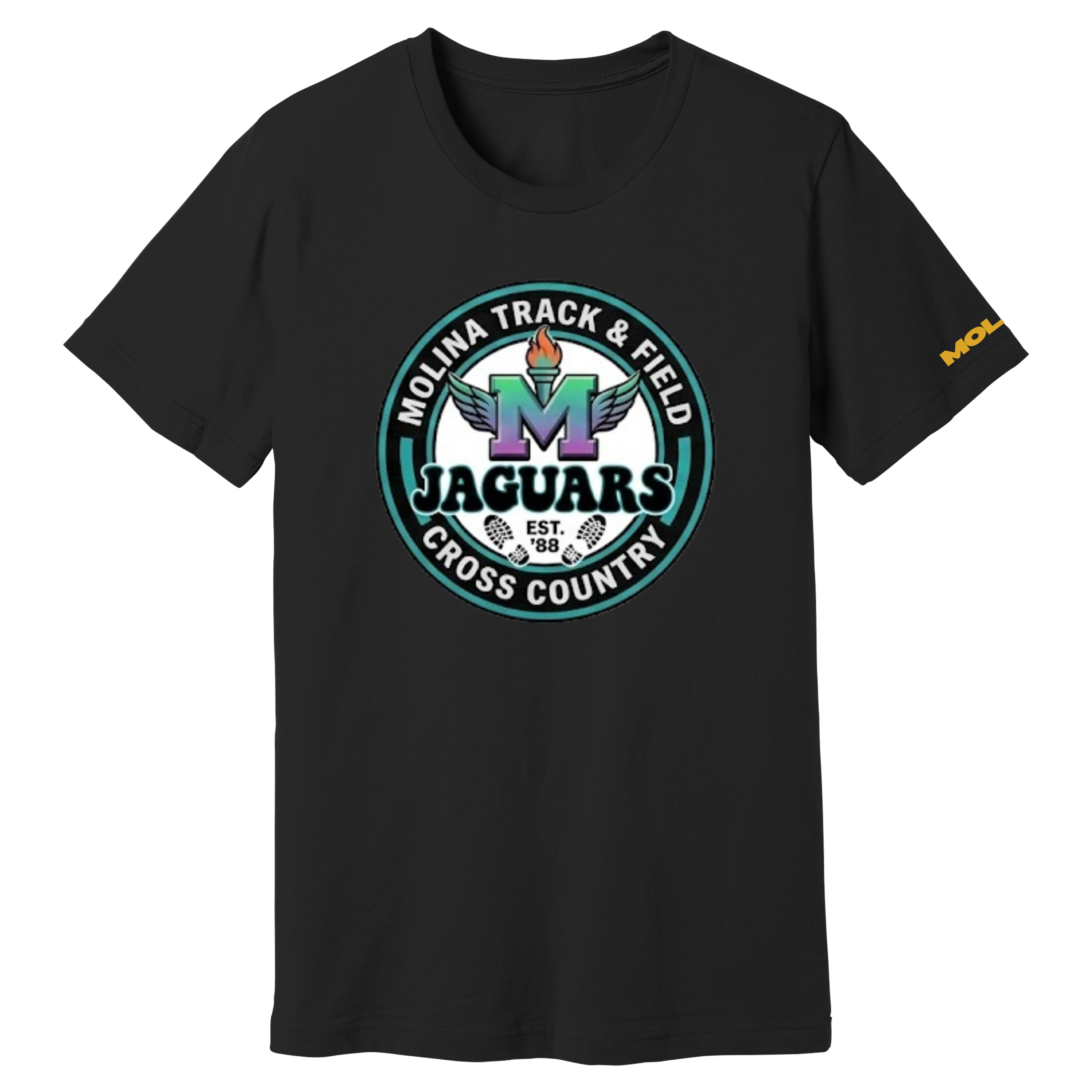 Dallas Molina Track & Field - Winged Jag Tee