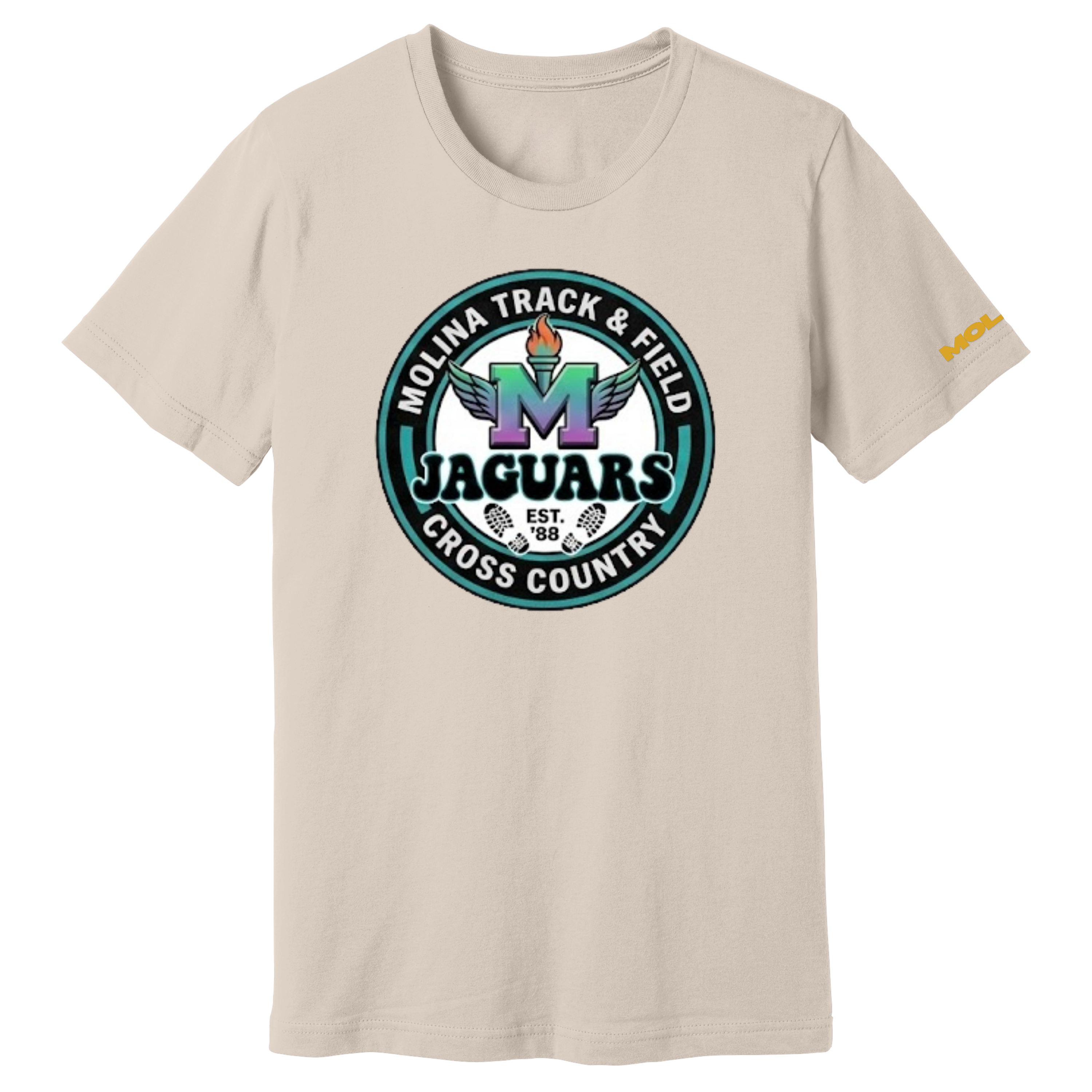Dallas Molina Track & Field - Winged Jag Tee