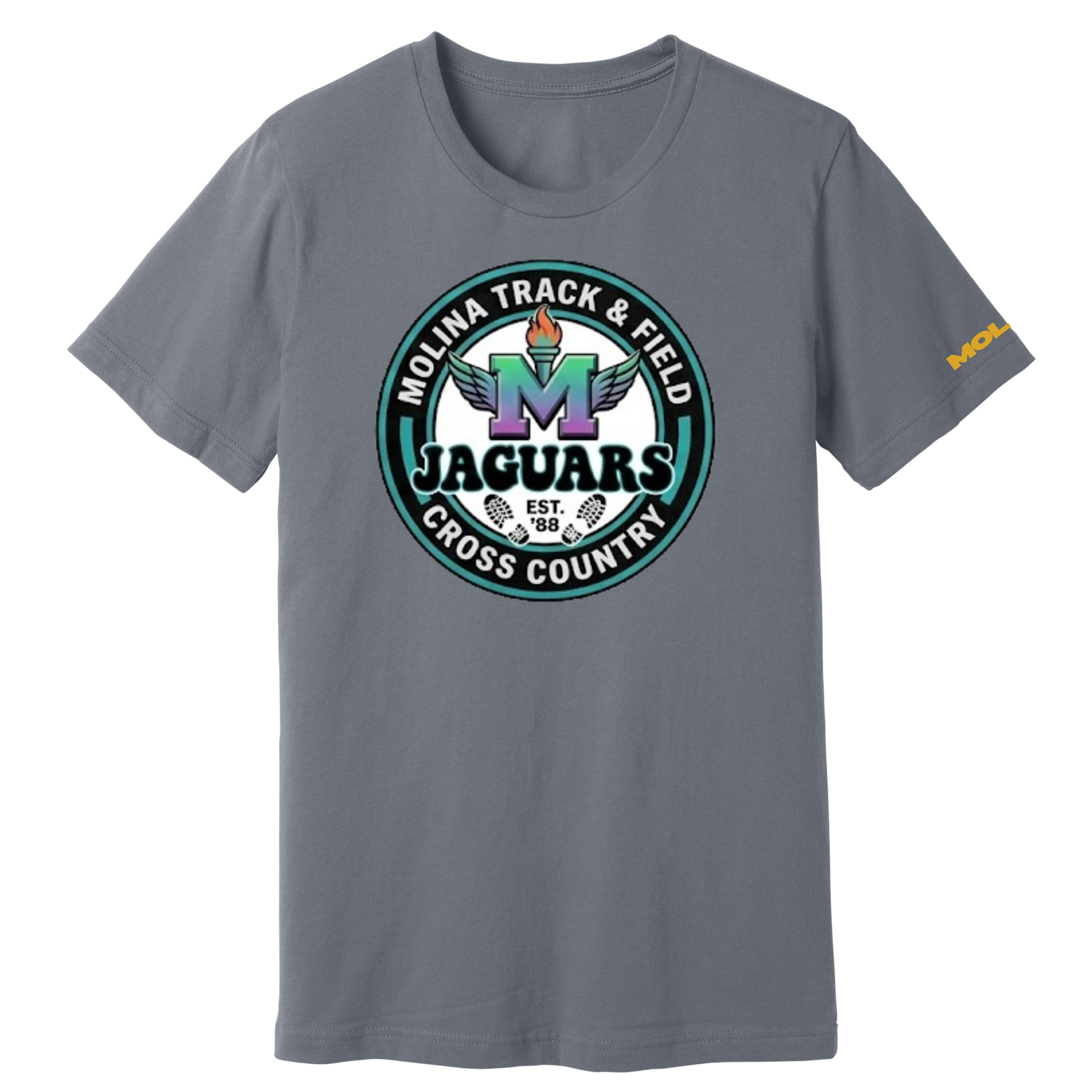 Dallas Molina Track & Field - Winged Jag Tee