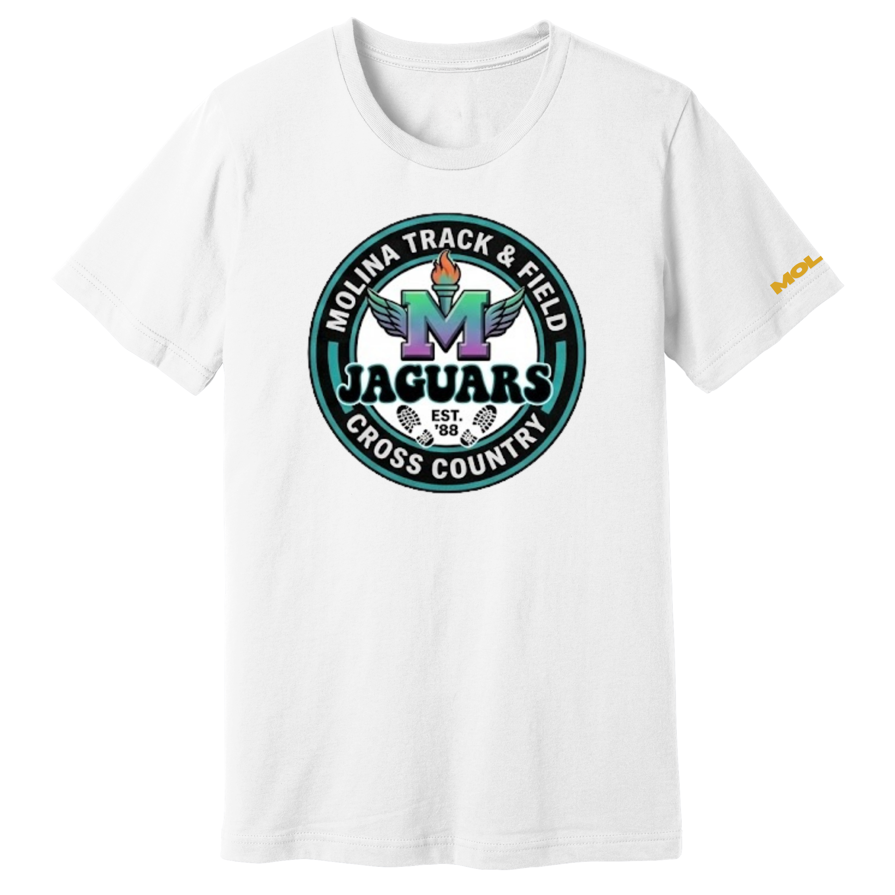 Dallas Molina Track & Field - Winged Jag Tee
