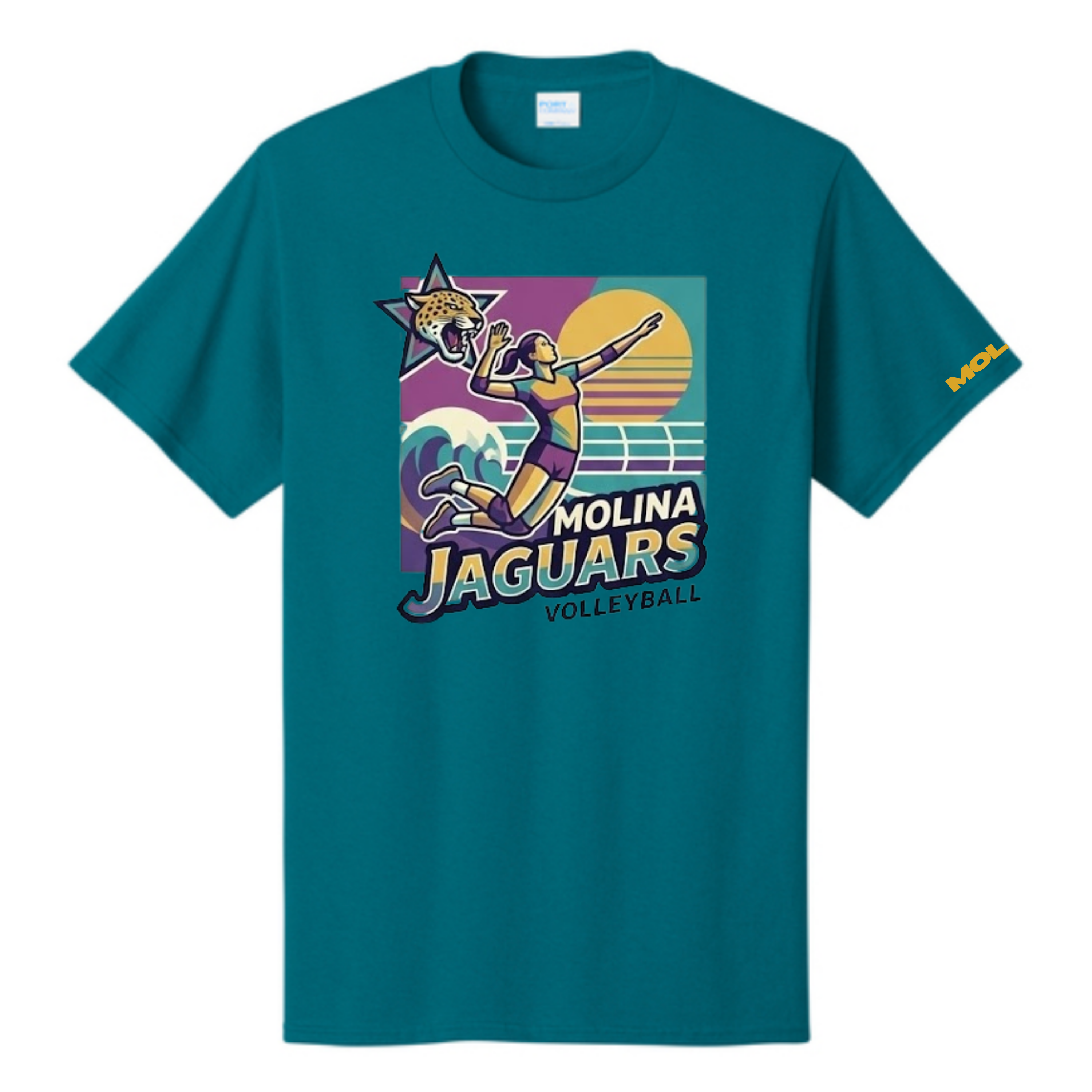 Dallas Molina Volleyball - Street Art Tee