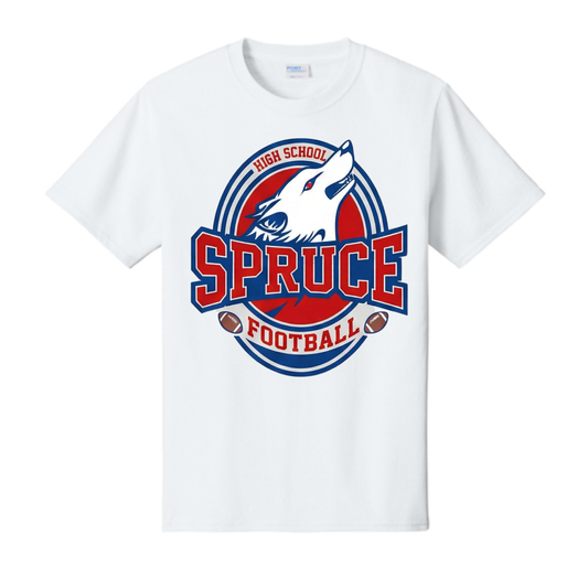 Dallas Spruce Football - Redzone Roar Tee