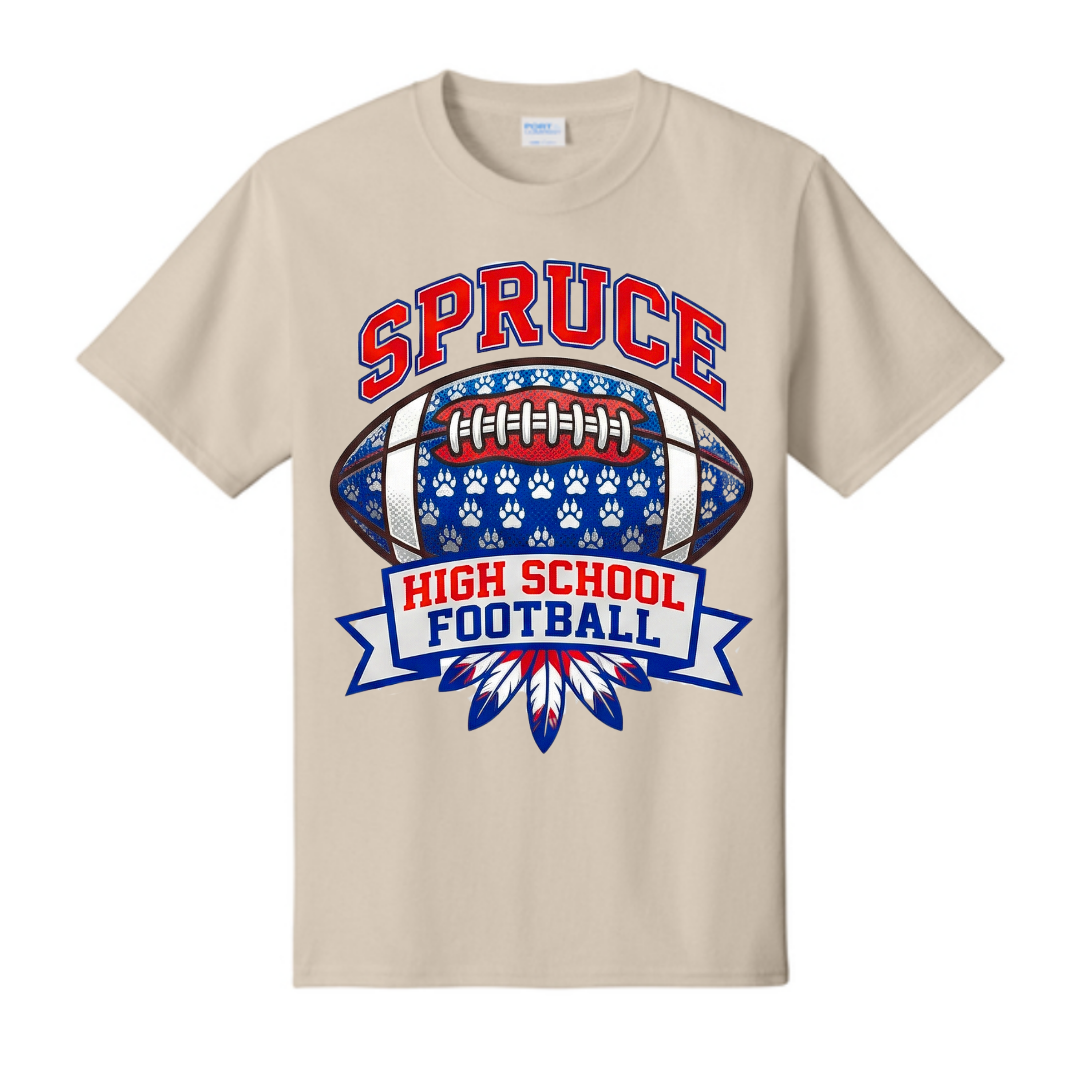 Dallas Spruce Football - Paws Up