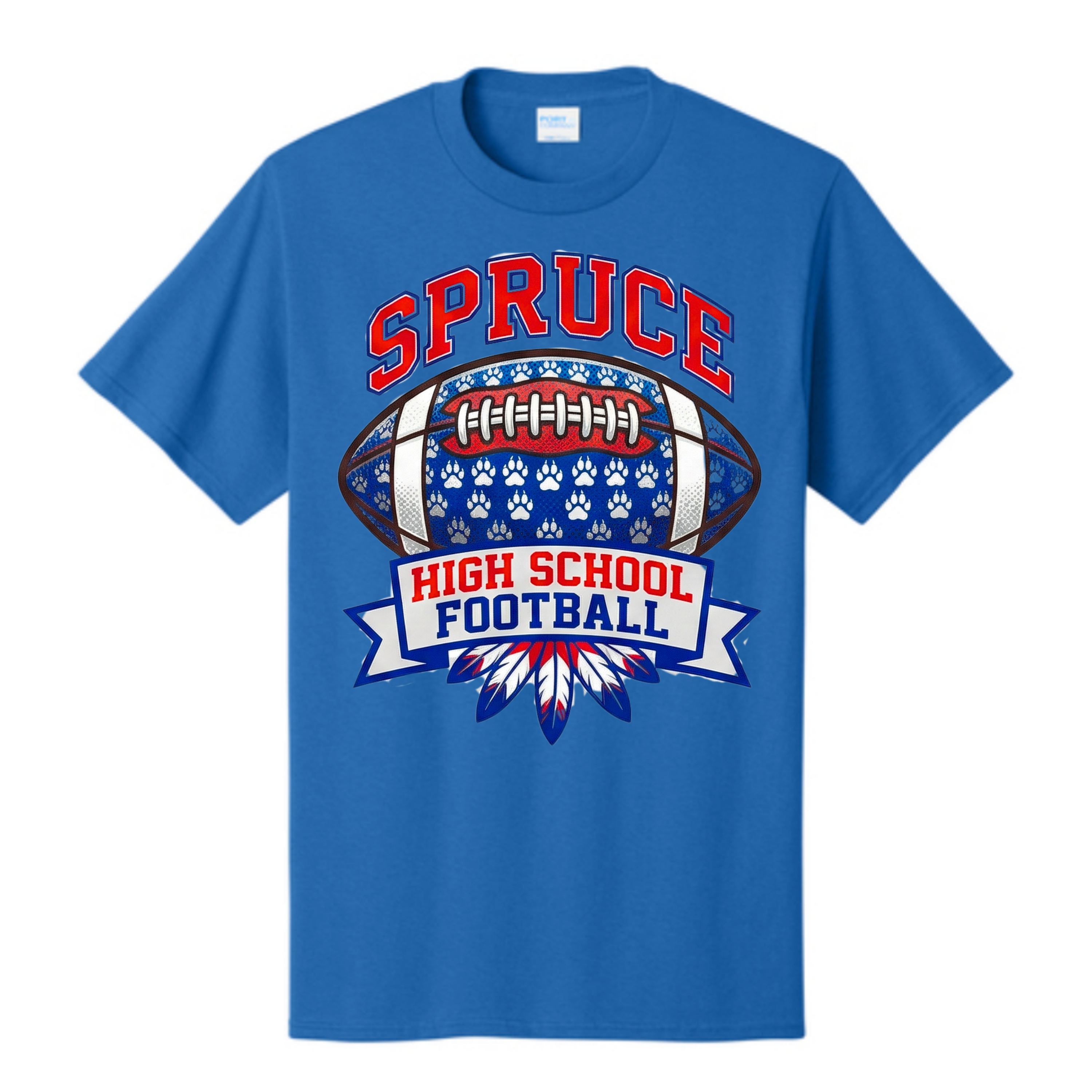 Dallas Spruce Football - Paws Up