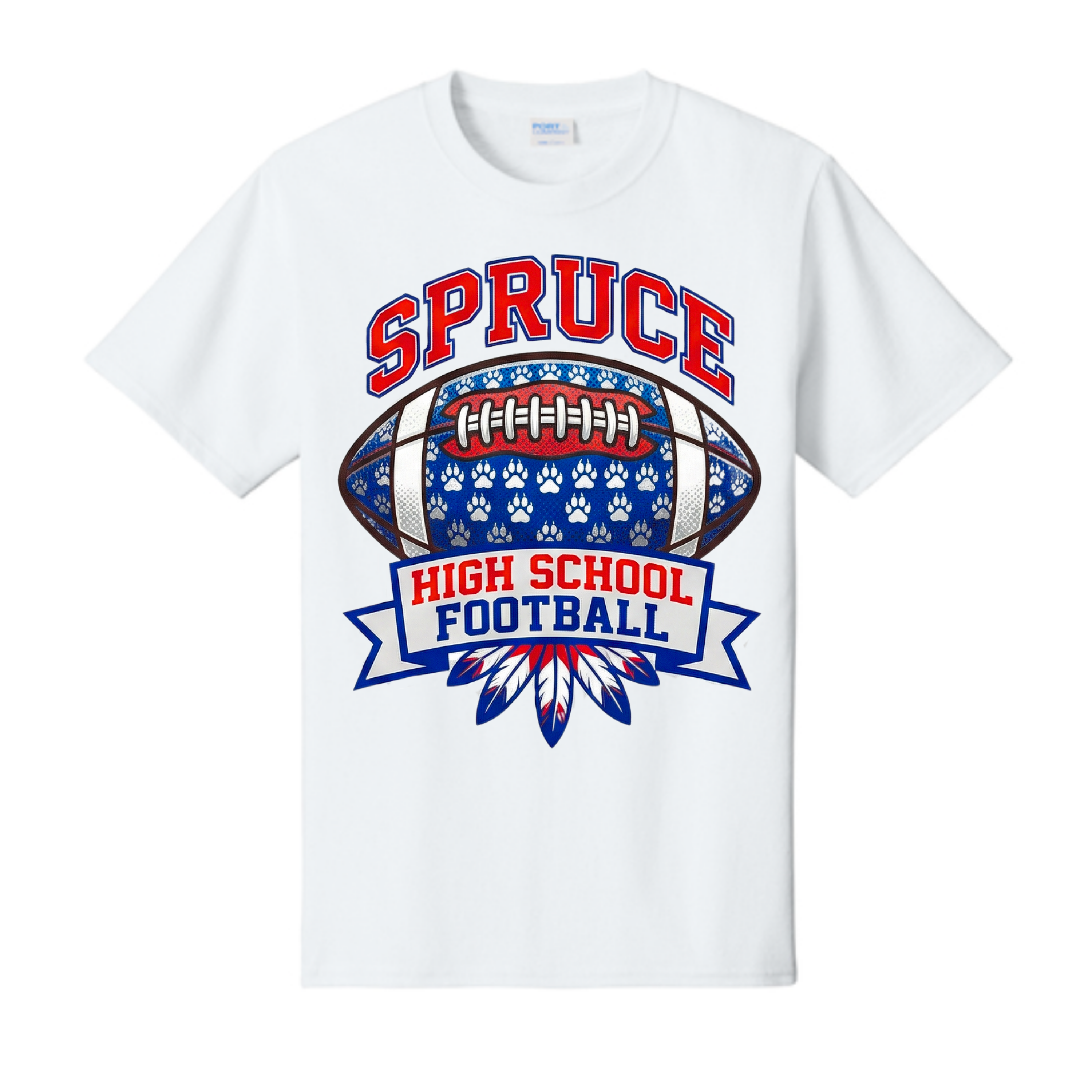 Dallas Spruce Football - Paws Up