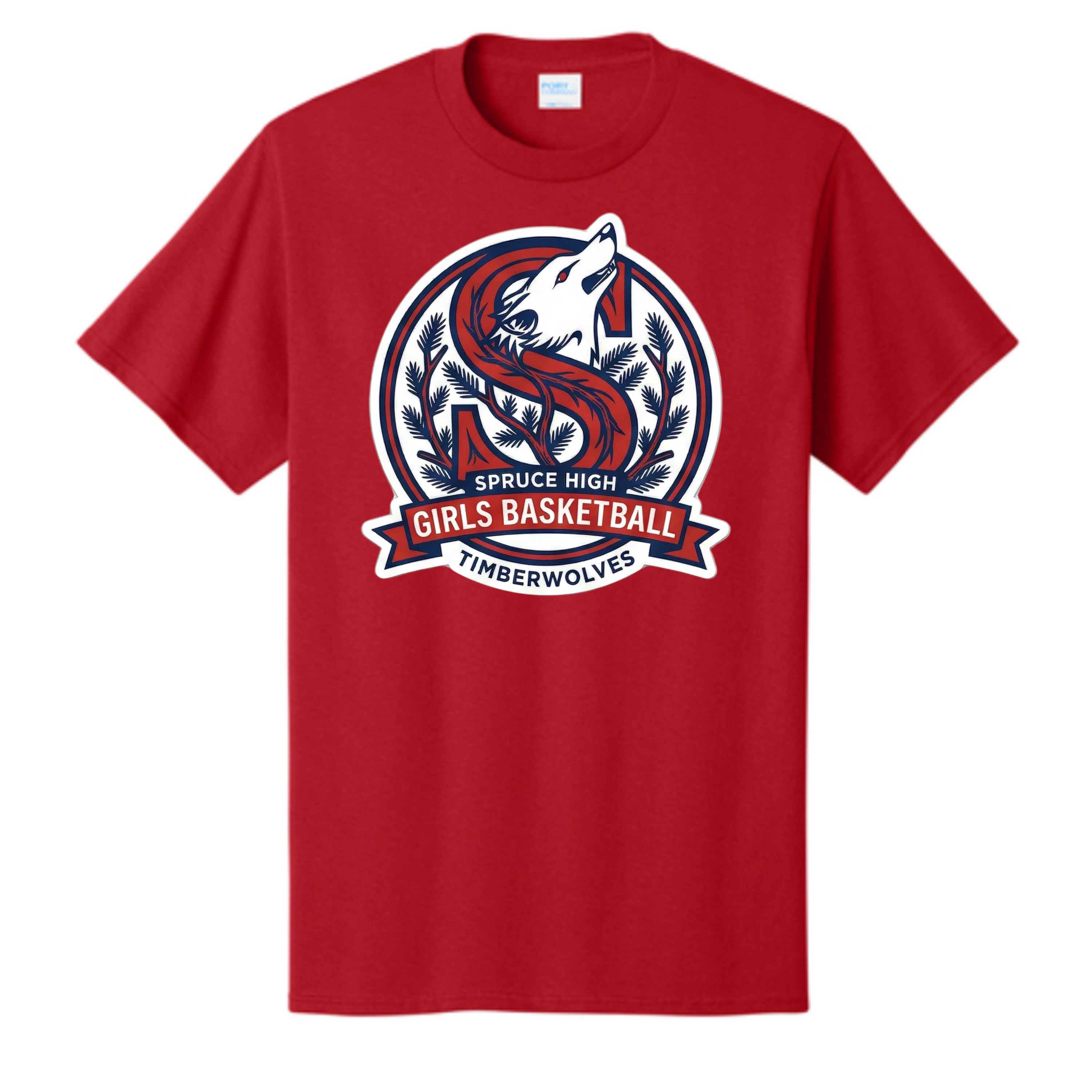 Dallas Spruce Girls Basketball - Spruce Circle Tee