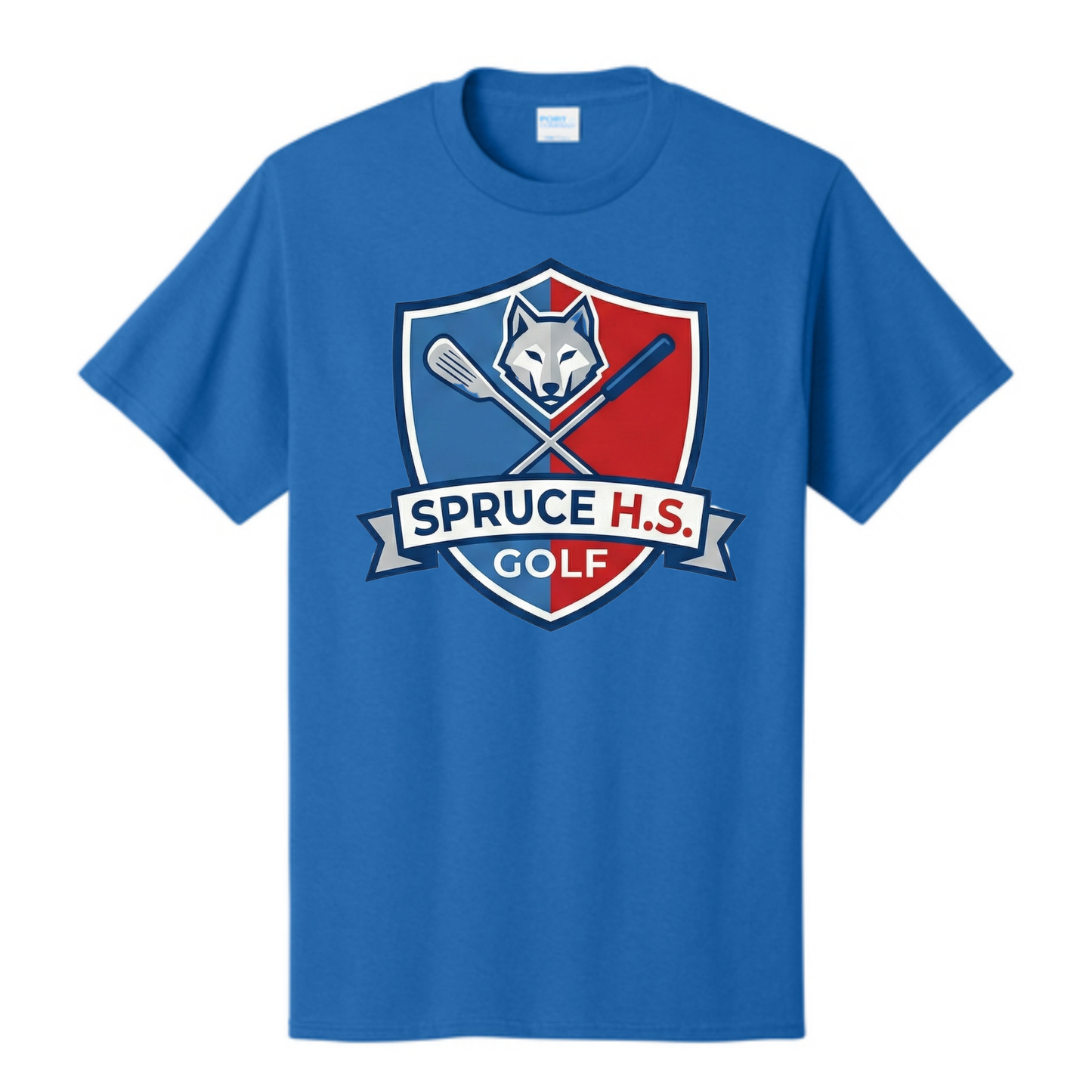 Dallas Spruce Golf - Tee Time Wolves Tee