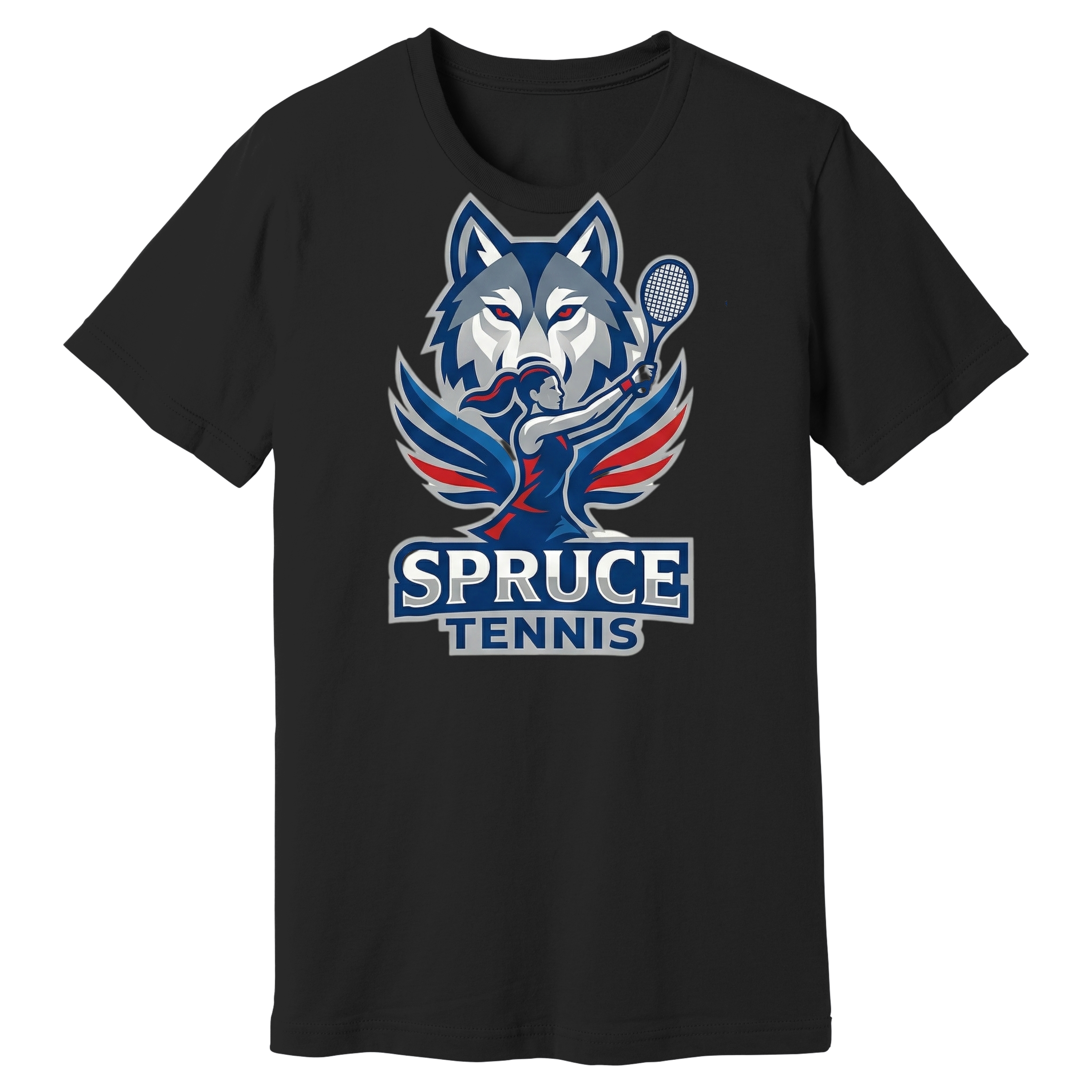 Dallas Spruce Girls Tennis - Ace 4 Spruce Tee
