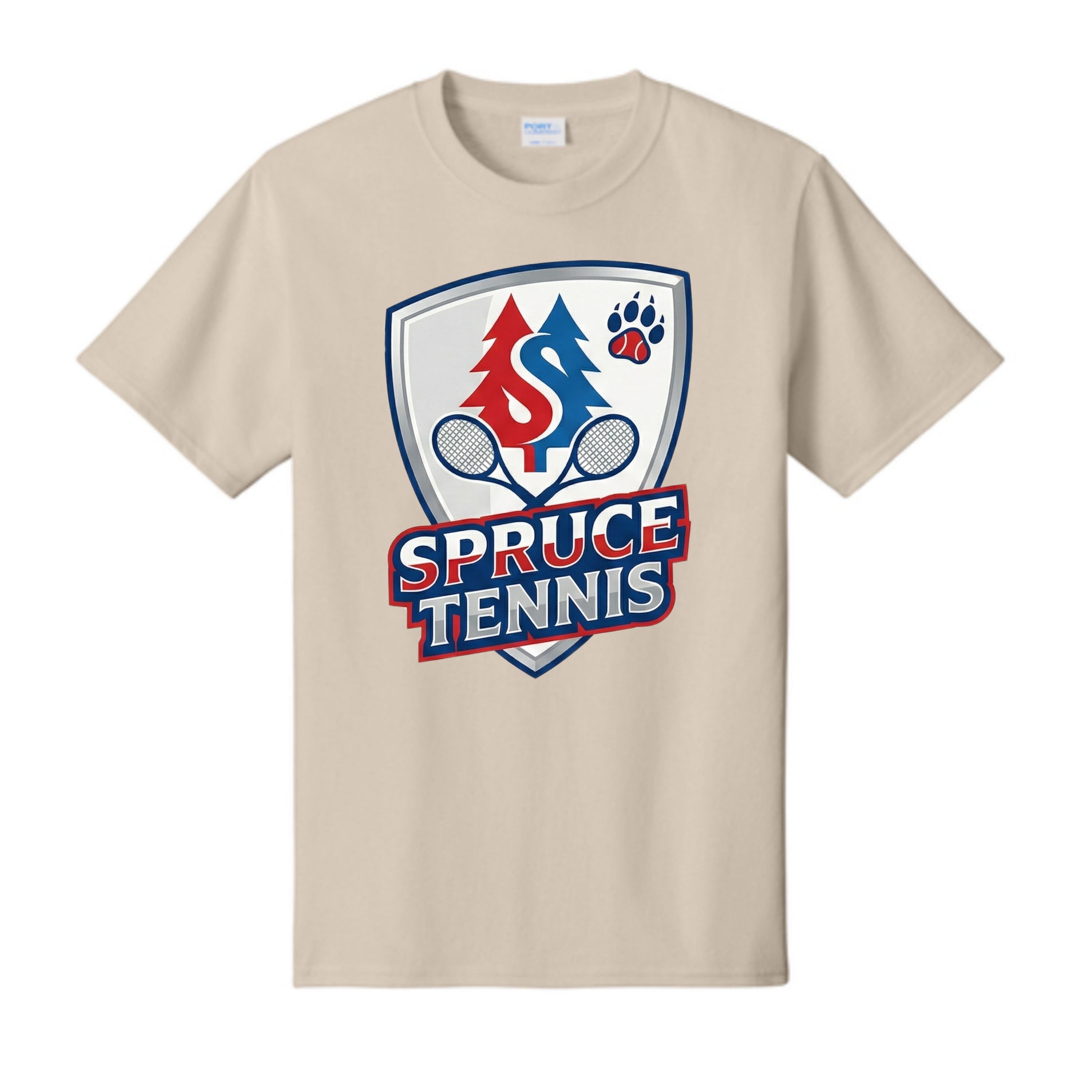 Dallas Spruce Tennis - Baseline Badge Tee