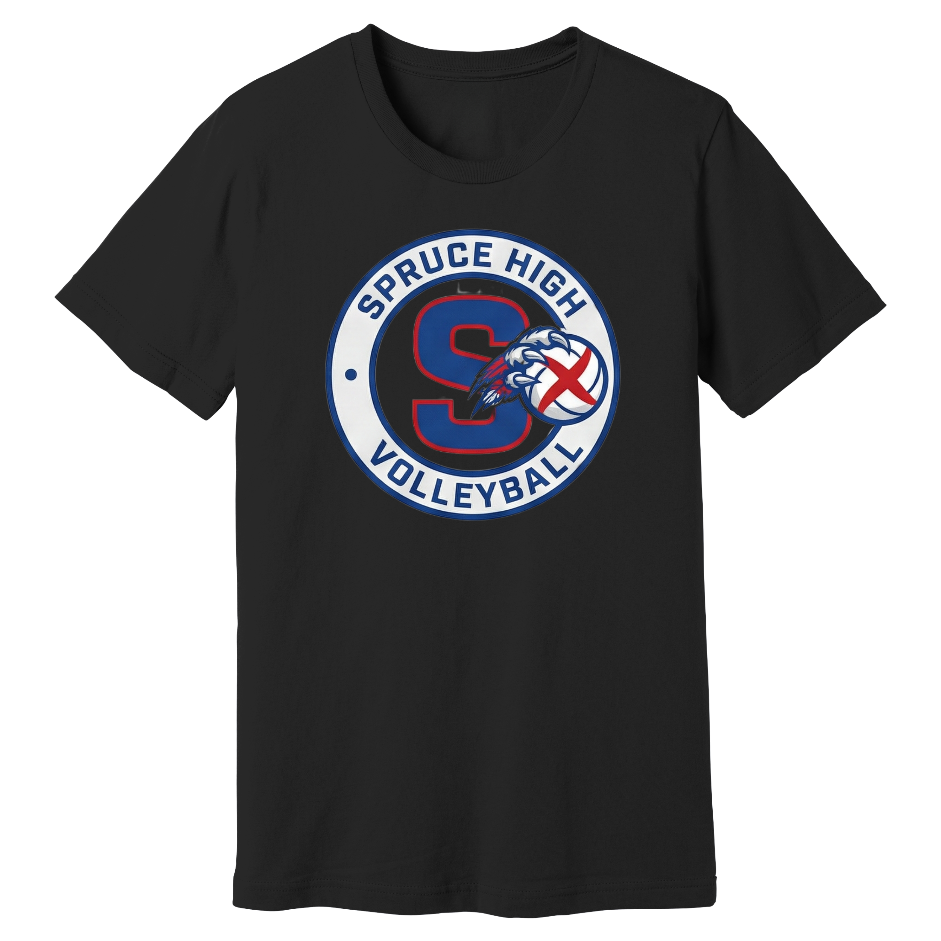 Dallas Spruce Volleyball - Timberwolves Ball Tshirt