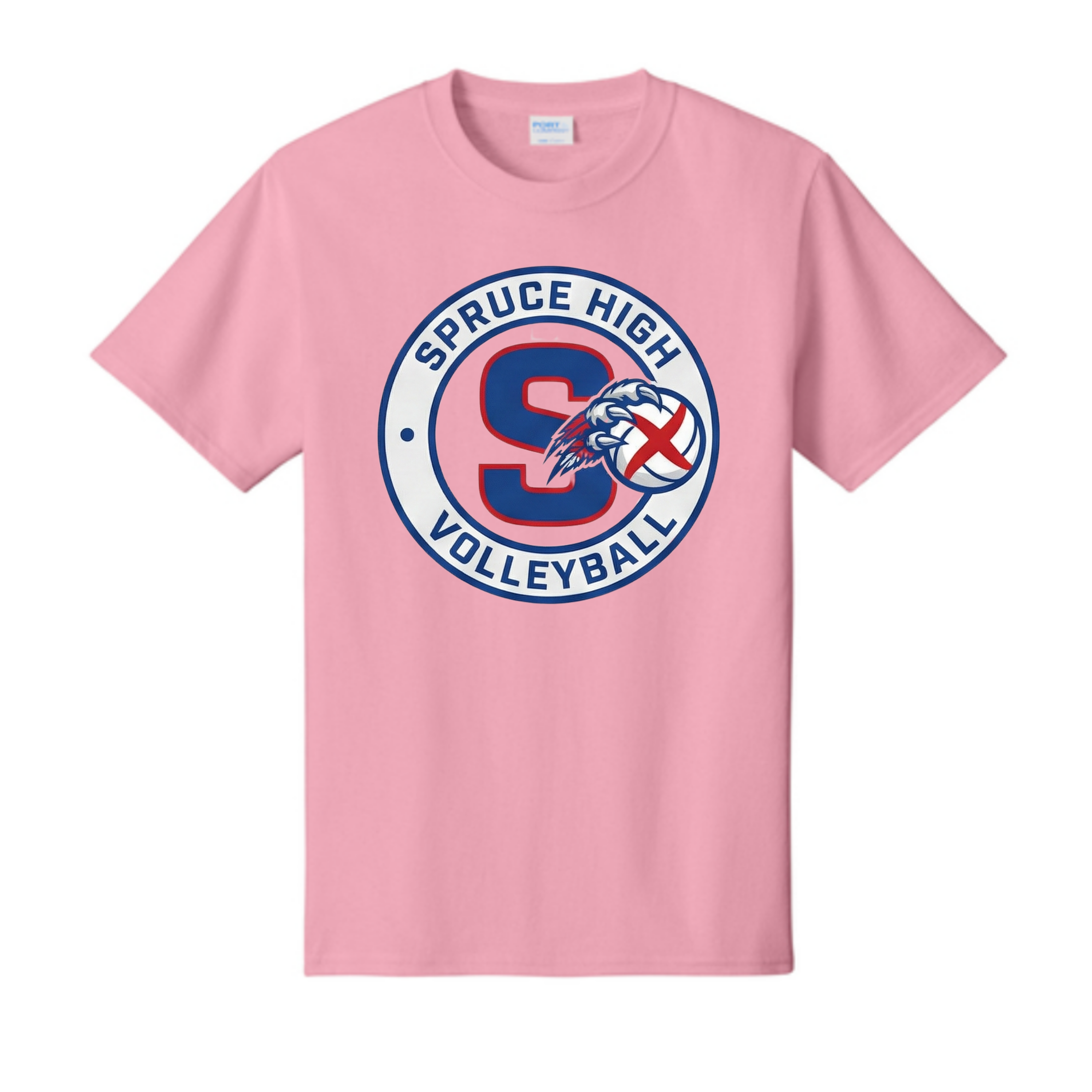Dallas Spruce Volleyball - Timberwolves Ball Tshirt