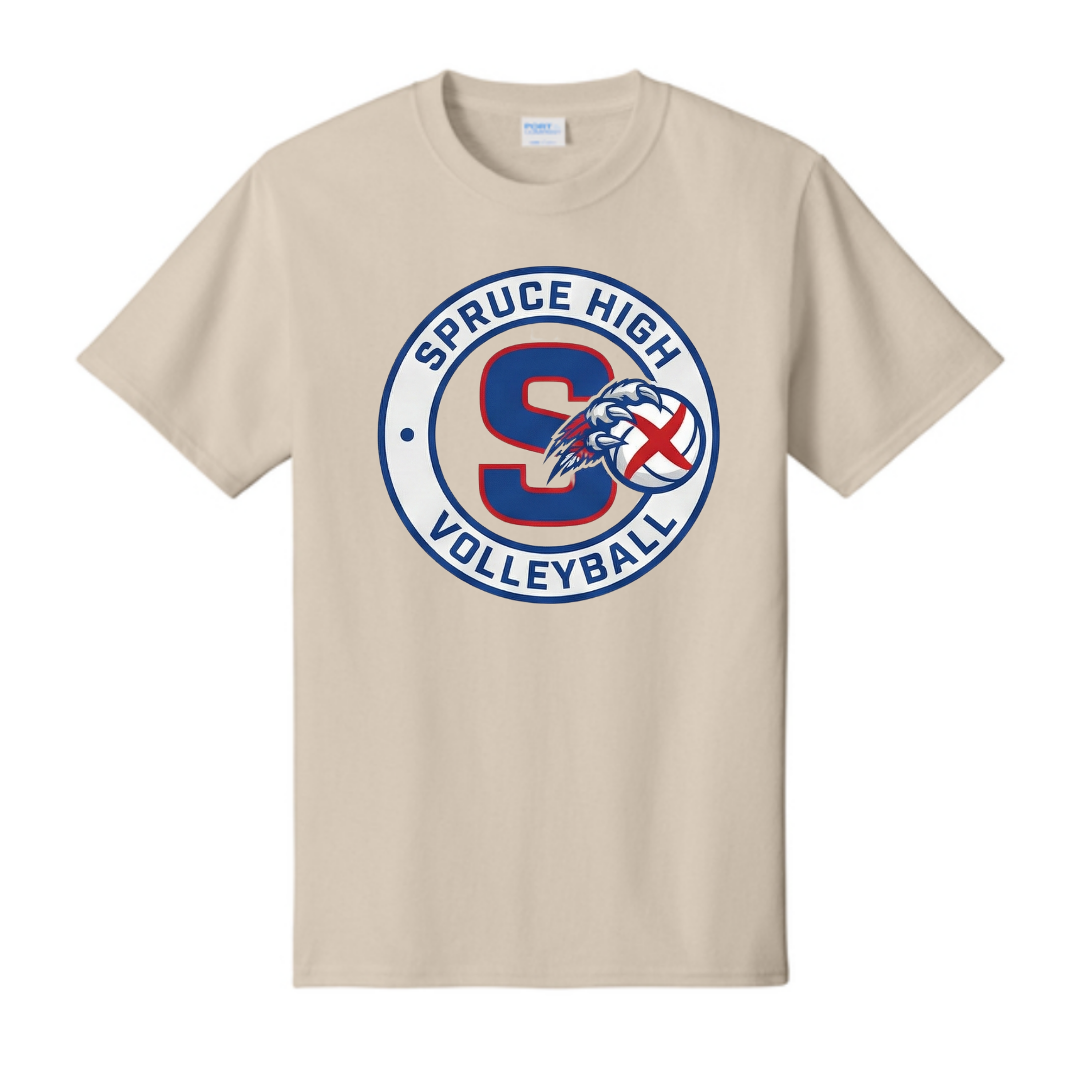 Dallas Spruce Volleyball - Timberwolves Ball Tshirt